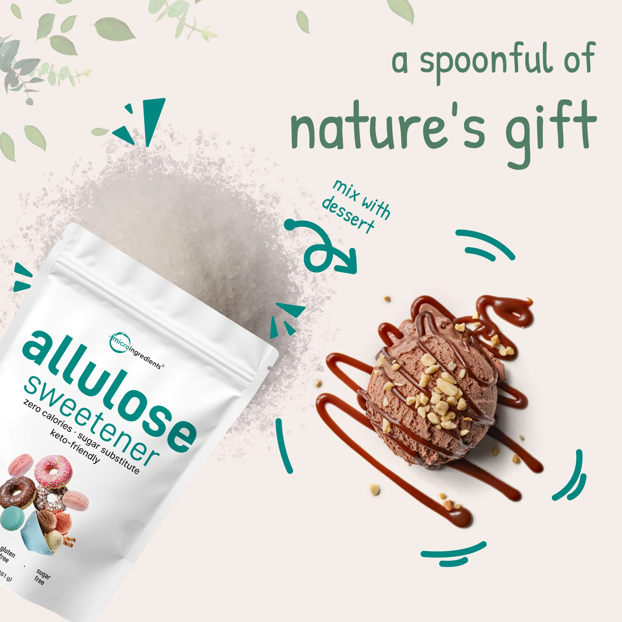 Micro Ingredients Allulose Sweetener Granules, 3 Pounds - Image 5