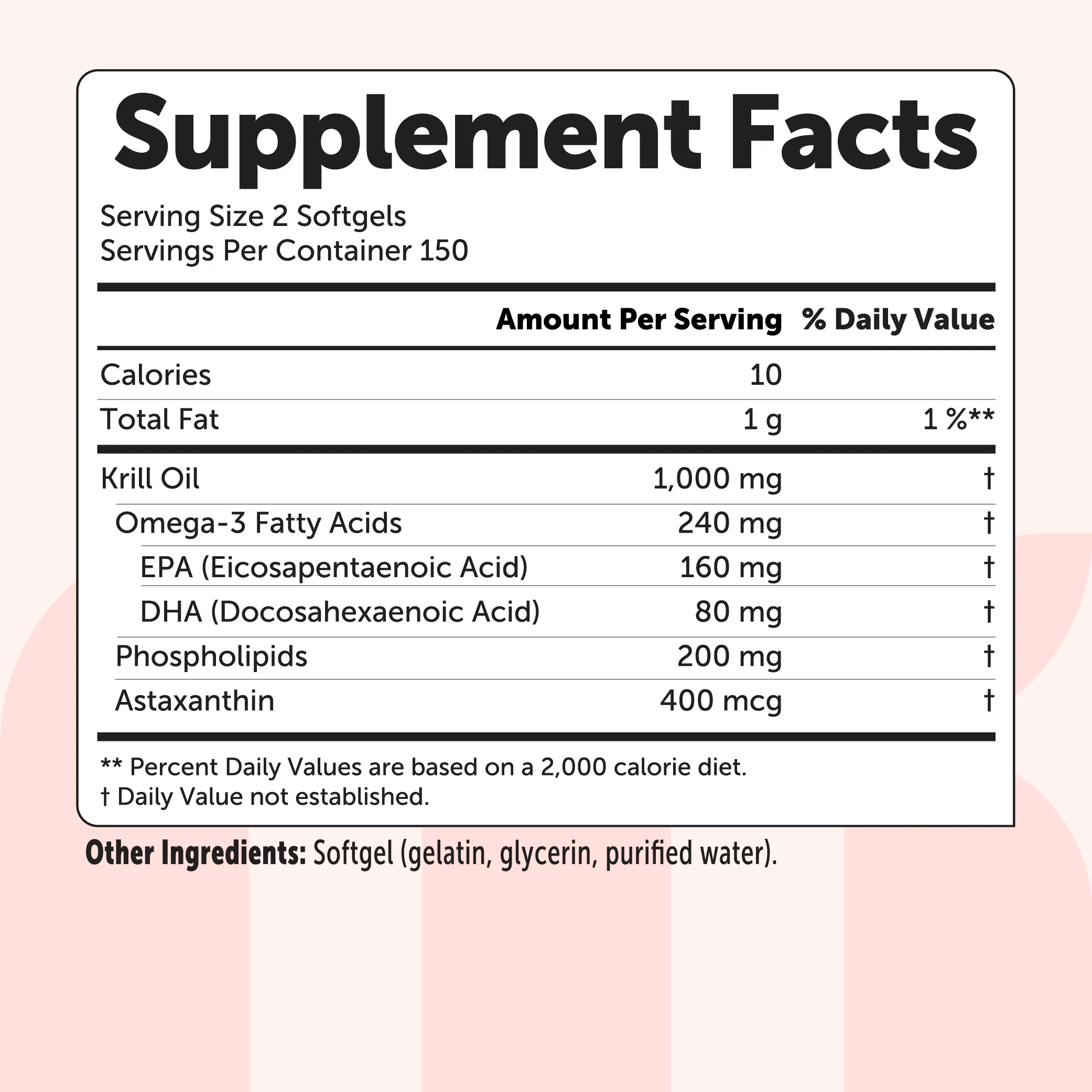 Micro Ingredients Antarctic Krill Oil 1000mg with Omega 3 - Image 3