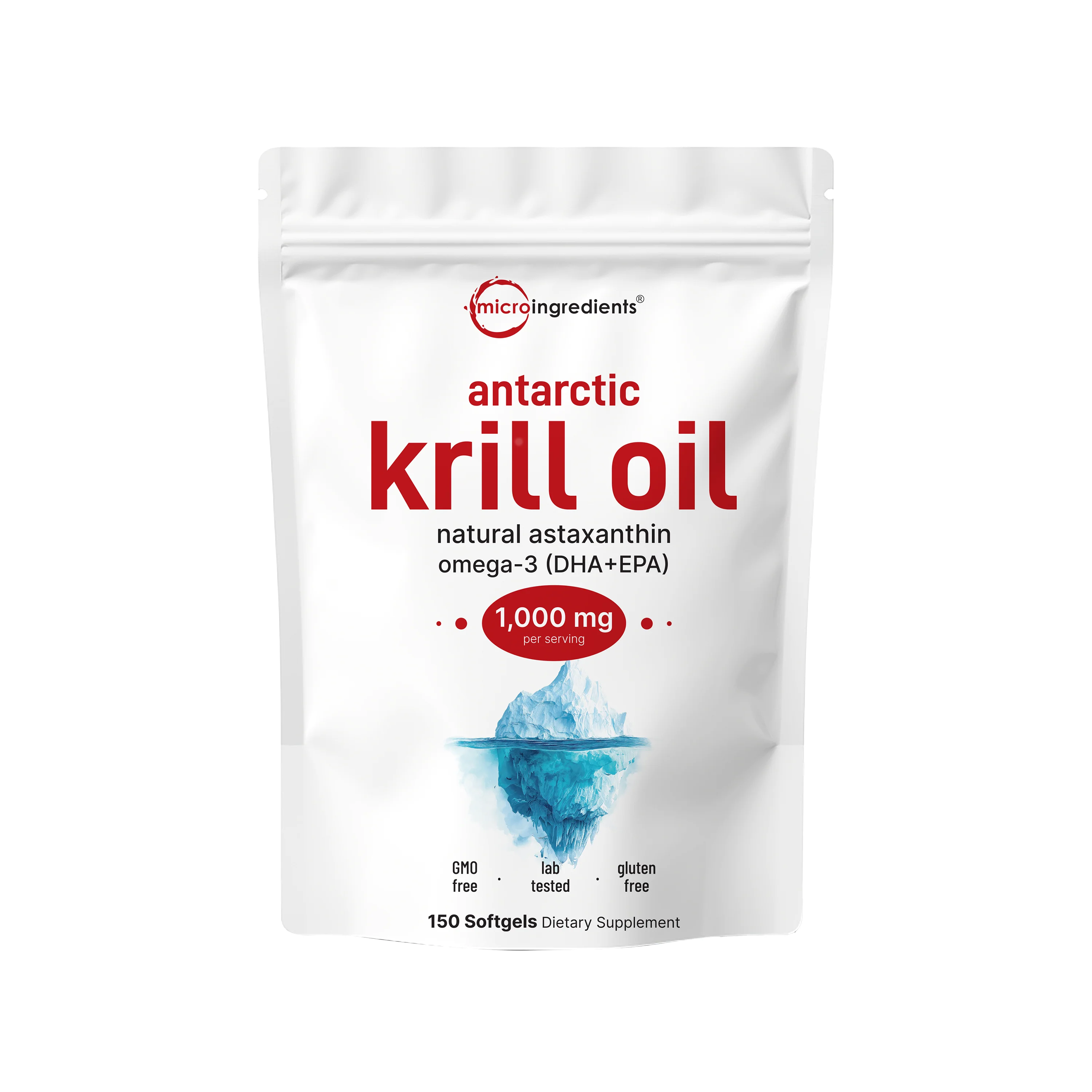 Micro Ingredients Antarctic Krill Oil 1000mg with Omega 3 - Image 5