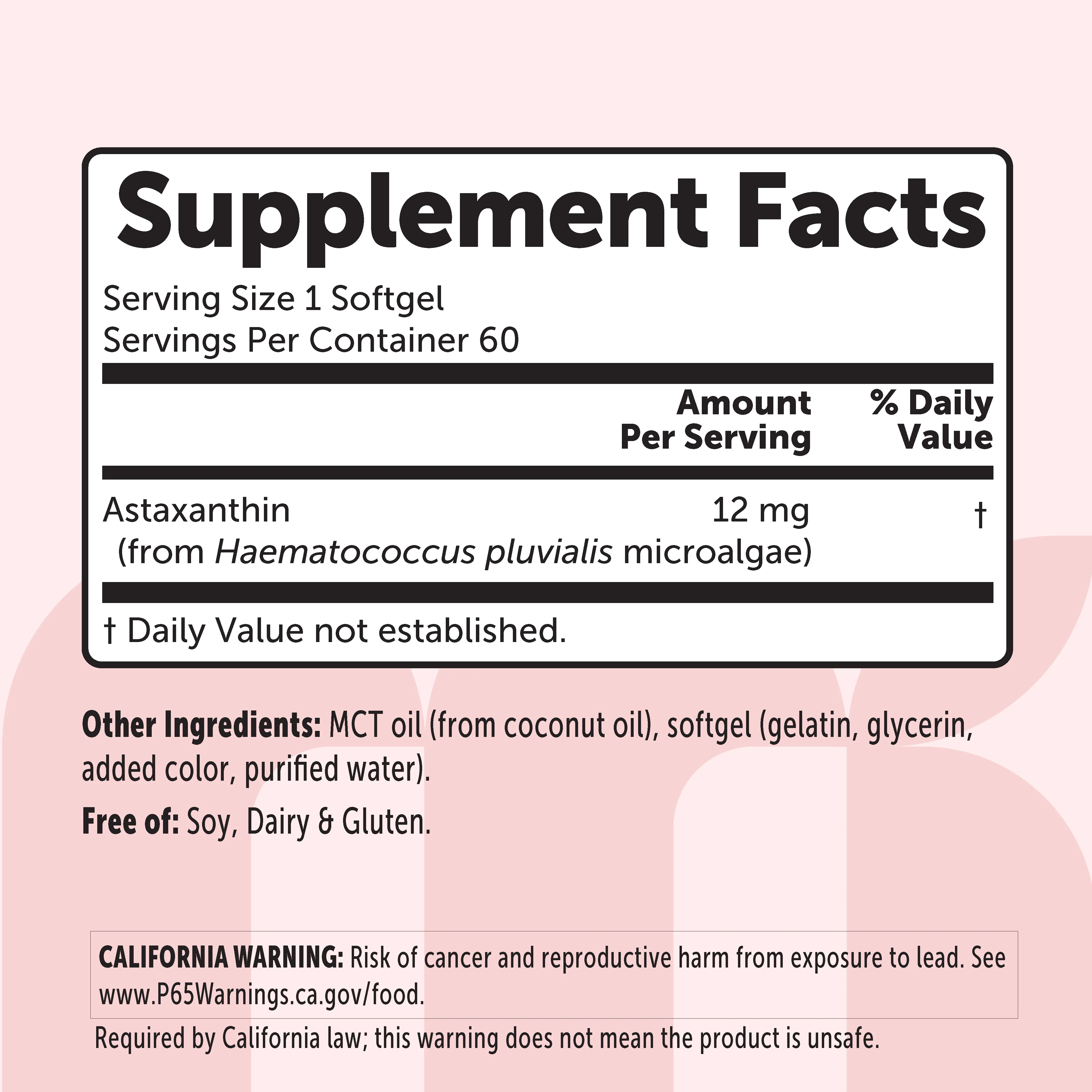 Micro Ingredients Astaxanthin 12mg softgels, tanning pills, Strength Carotenoids Skin Supplement w. 100% Natural Astaxanthin from MicroAlgae - Image 7