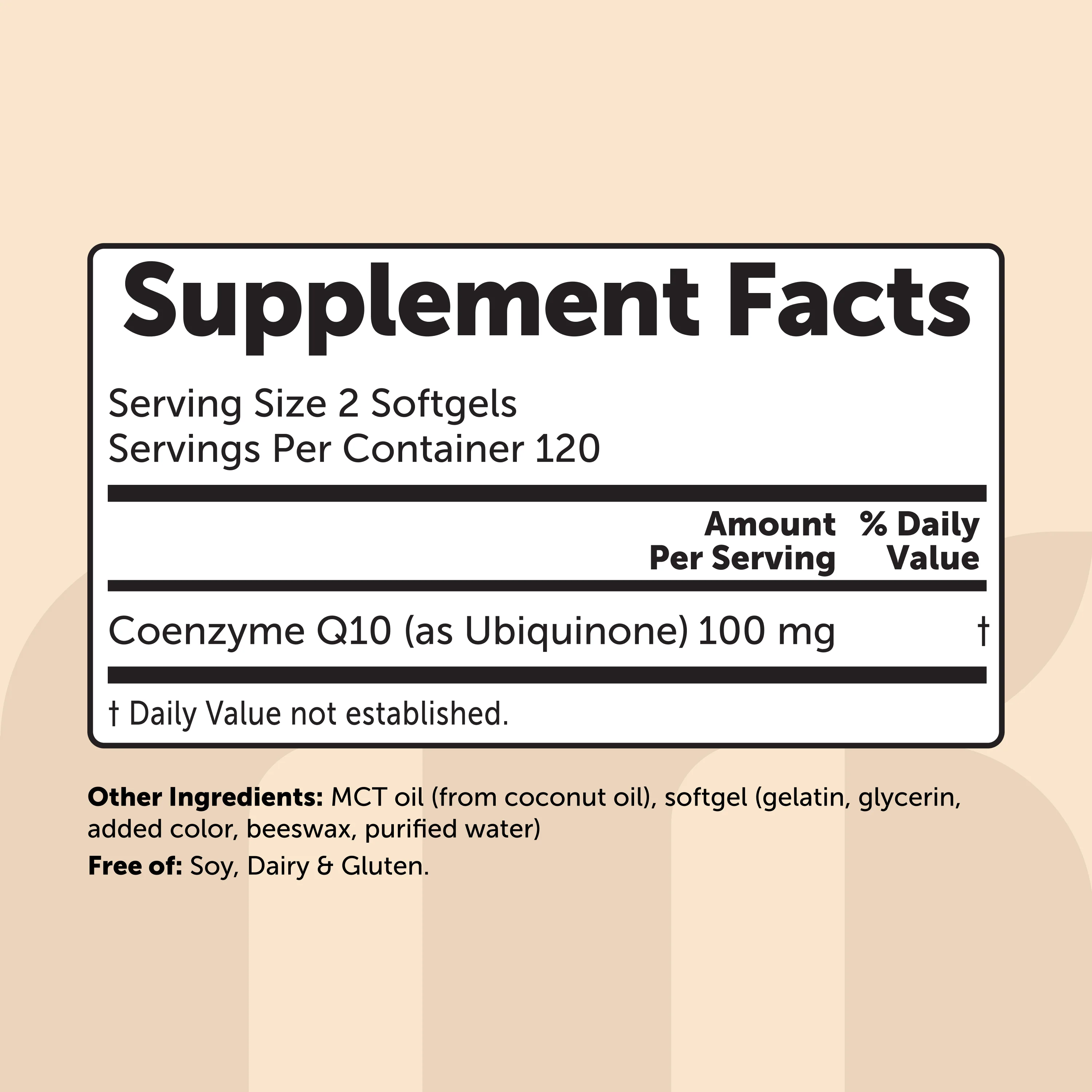 Micro Ingredients CoQ10 240 Softgels with Coconut MCT Oil - Image 3