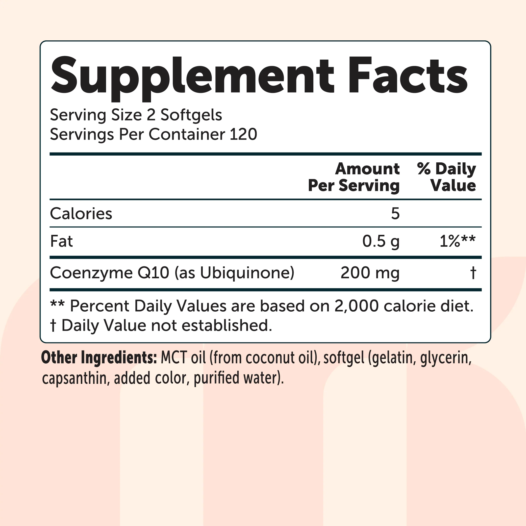 Micro Ingredients CoQ10 240 Softgels with Coconut MCT Oil - Image 8