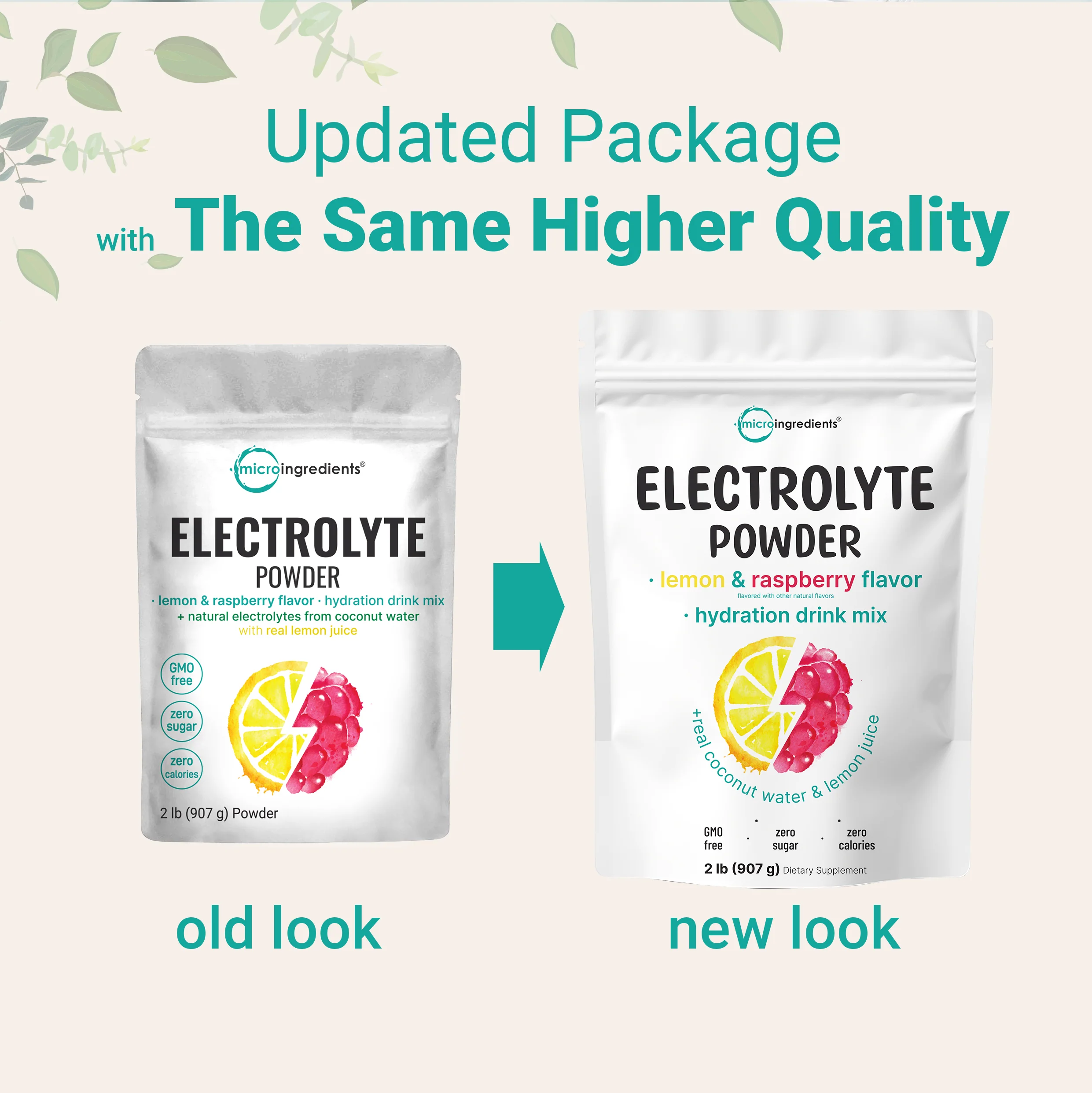 Micro Ingredients Electrolyte Hydration Drink Mix Powder, 2lb - Image 3