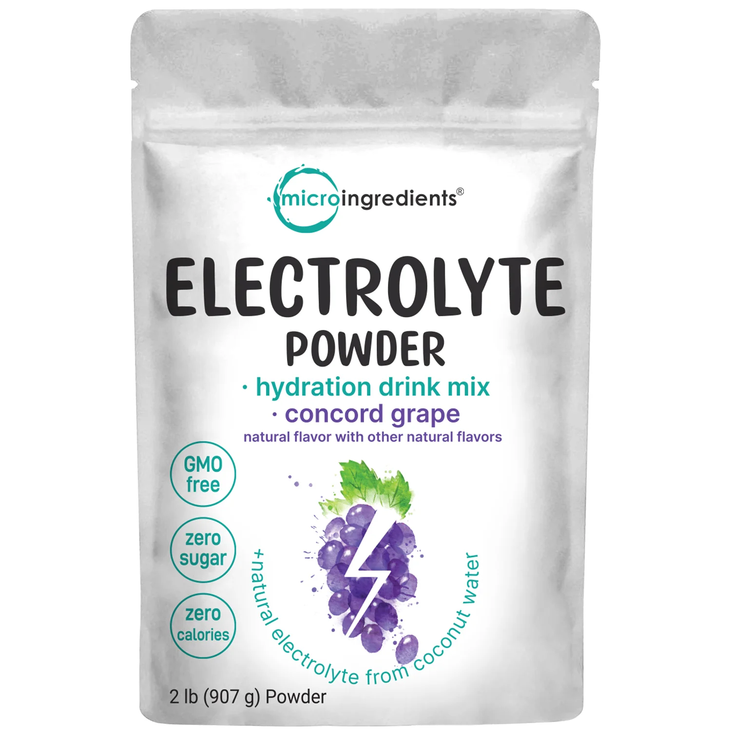 Micro Ingredients Electrolyte Hydration Drink Mix Powder, 2lb - Image 5