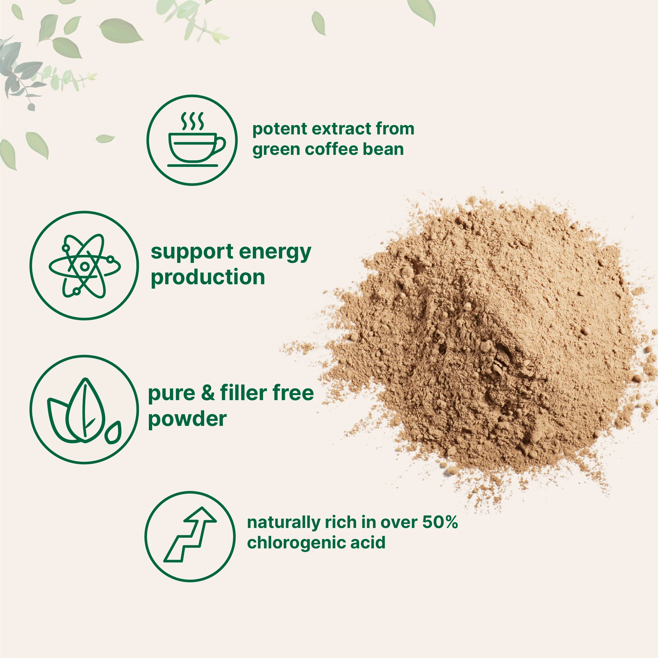 Micro Ingredients Green Coffee Bean Powder, 4oz - Image 3