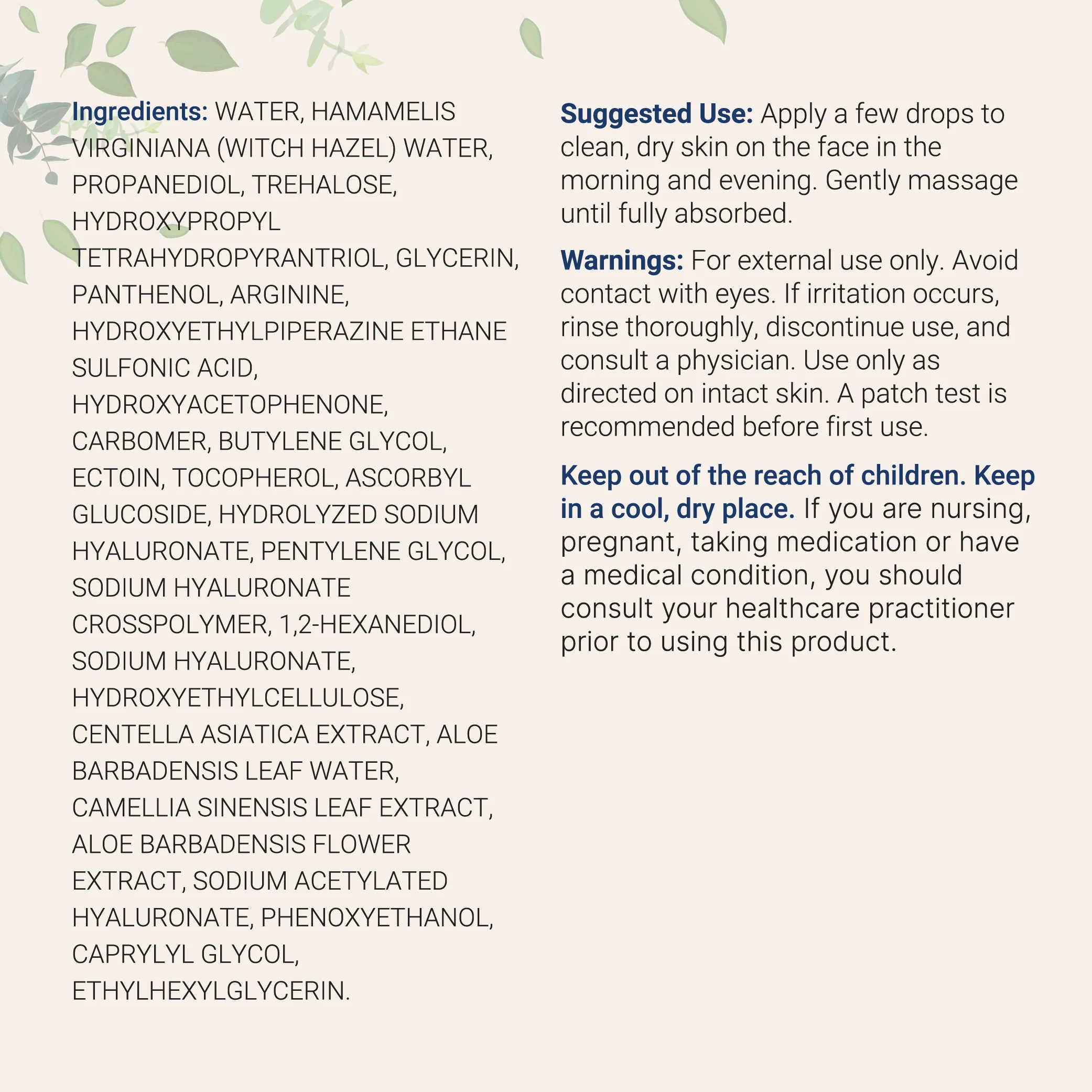 Micro Ingredients HA Serum with Vitamin B5, C, E, Witch Hazel, & Centella – 4 FL OZ - Image 6