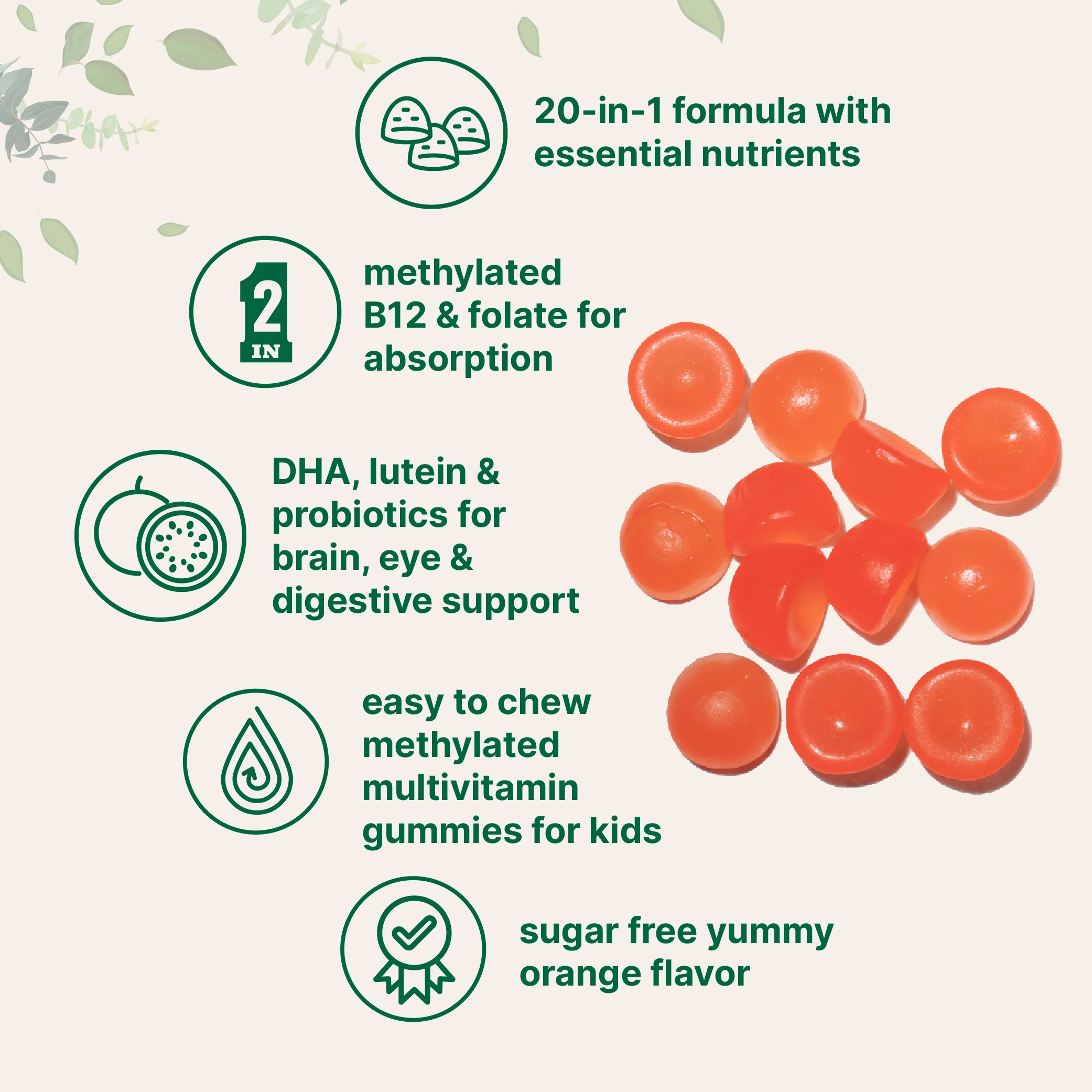 Micro Ingredients Methylated Multivitamins Gummies for Kids, 120 Count - Image 3