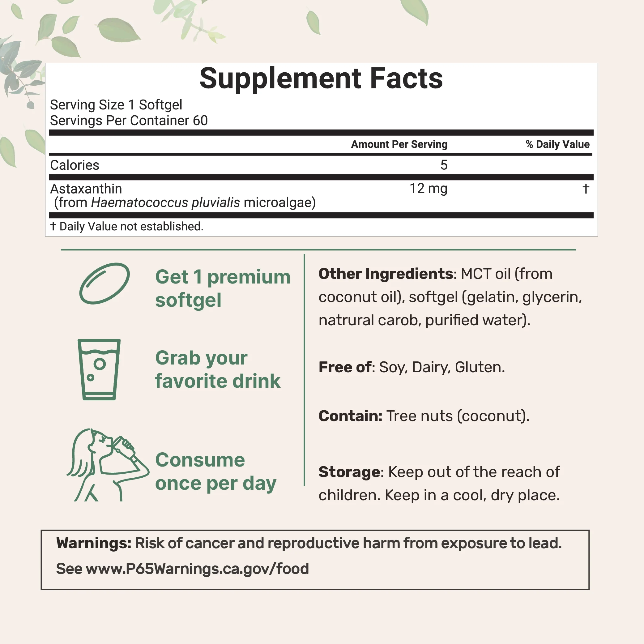 Astaxanthin – Powerful Anti-Aging Antioxidant Support - Image 6