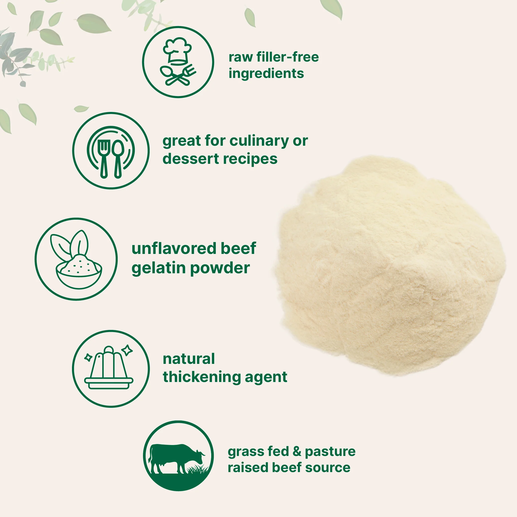 Micro Ingredients Beef Gelatin Powder, 1lb - Image 3