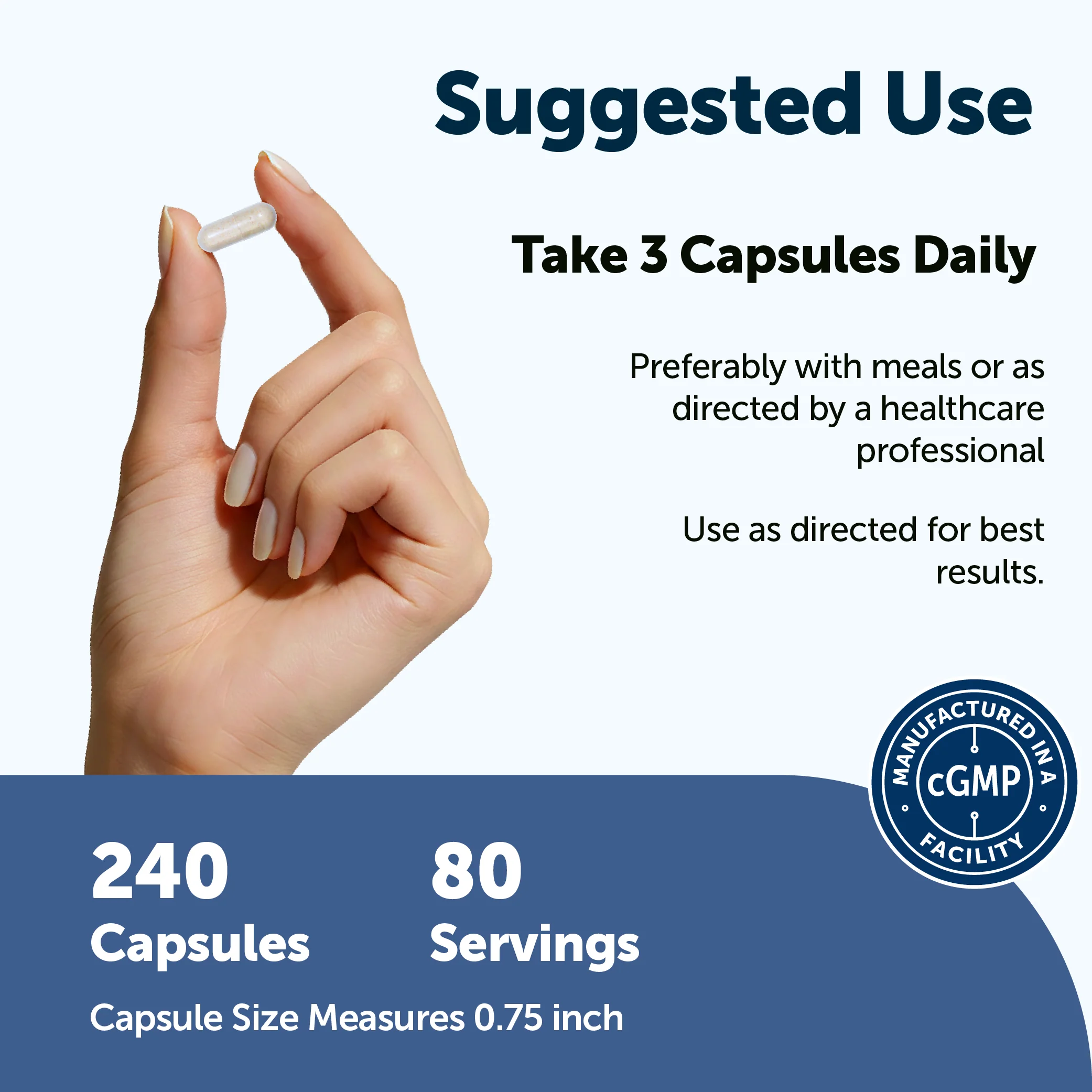 Micro Ingredients Fiber+, 240 Vegetarian Capsules - Image 4