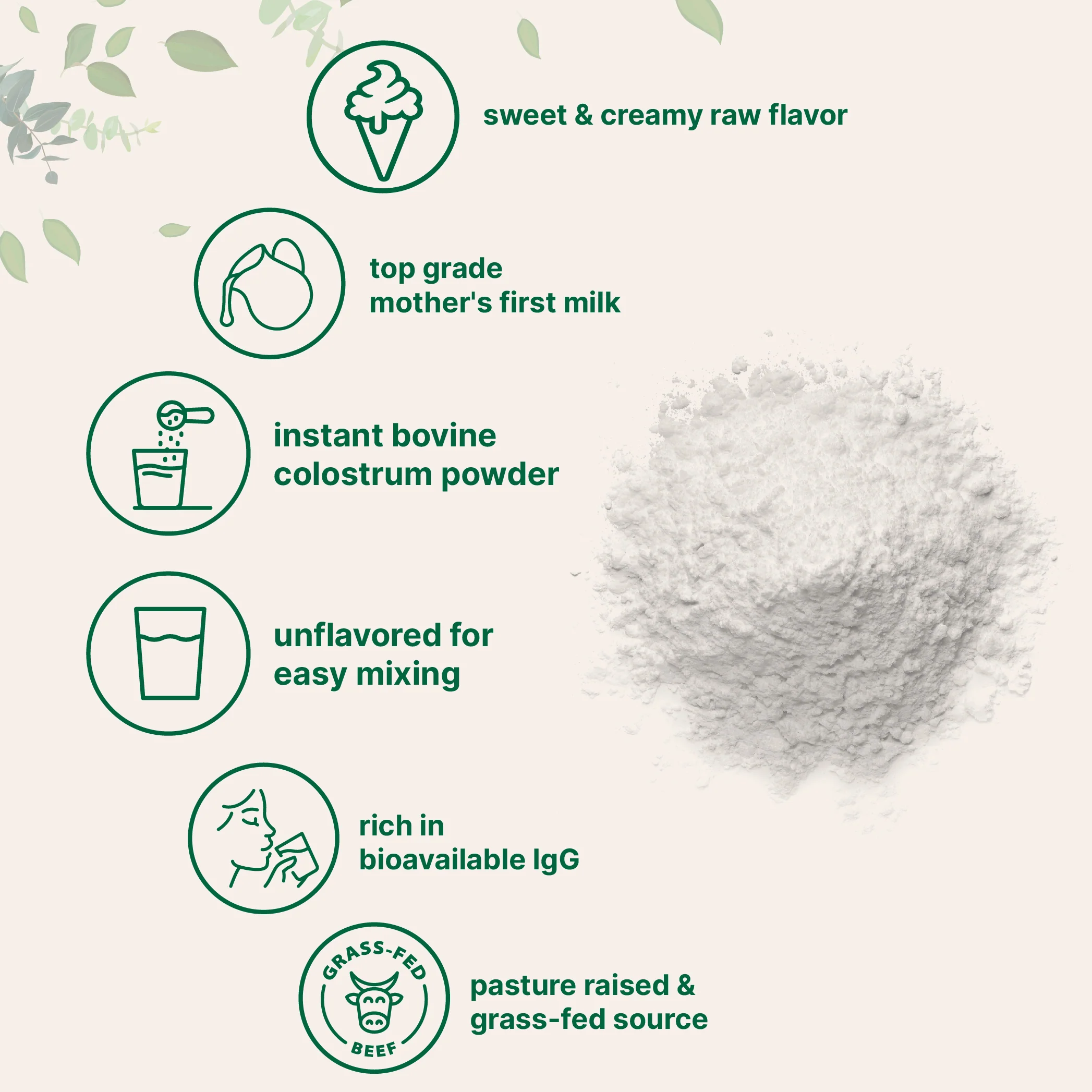 Micro Ingredients Instant Bovine Colostrum Powder, 8oz - Image 3