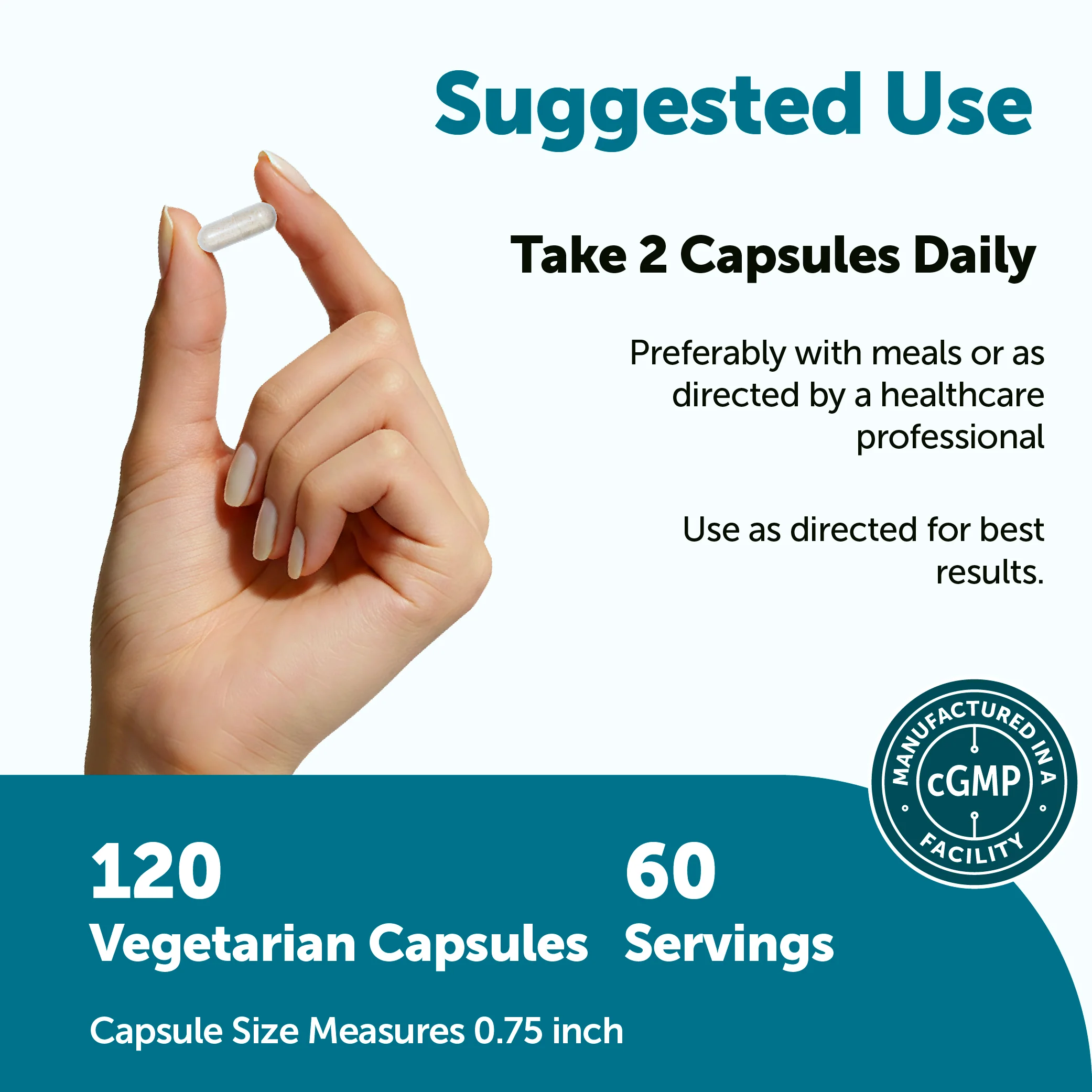 Micro Ingredients Men's Probiotics 40 strains 100 billion CFU, 120 Vegetarian Capsules - Image 3