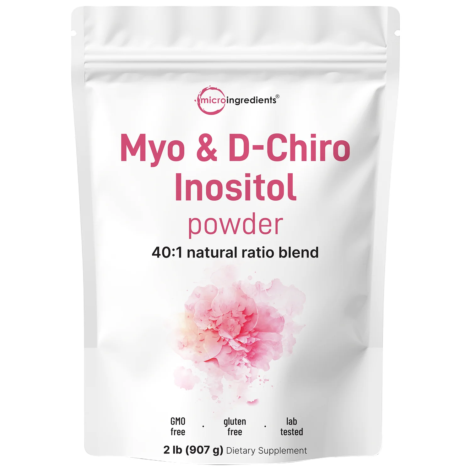 Micro Ingredients Myo & D-Chiro Inositol Powder, Hormonal Balance & Ovarian Support - Image 3