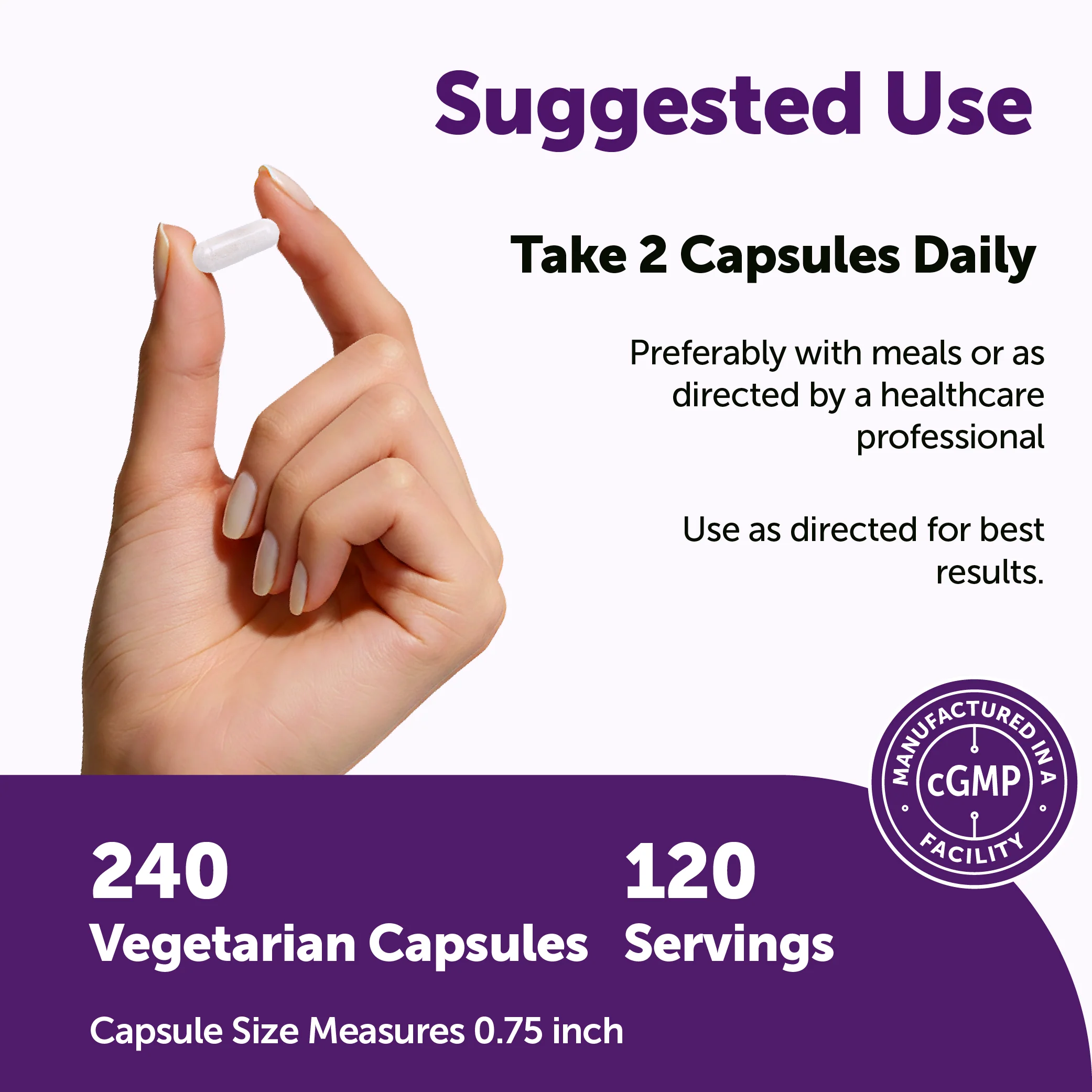 Micro Ingredients NAC with NAD+ 600mg, 240 Vegetarian Capsules - Image 4