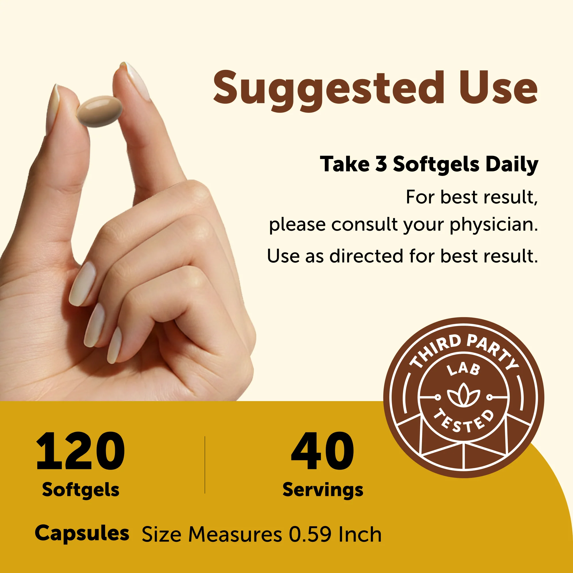 Micro Ingredients Nattokinase 4,000 FU Equivalent, Enteric Coated Softgels with MCT Oil - Image 3