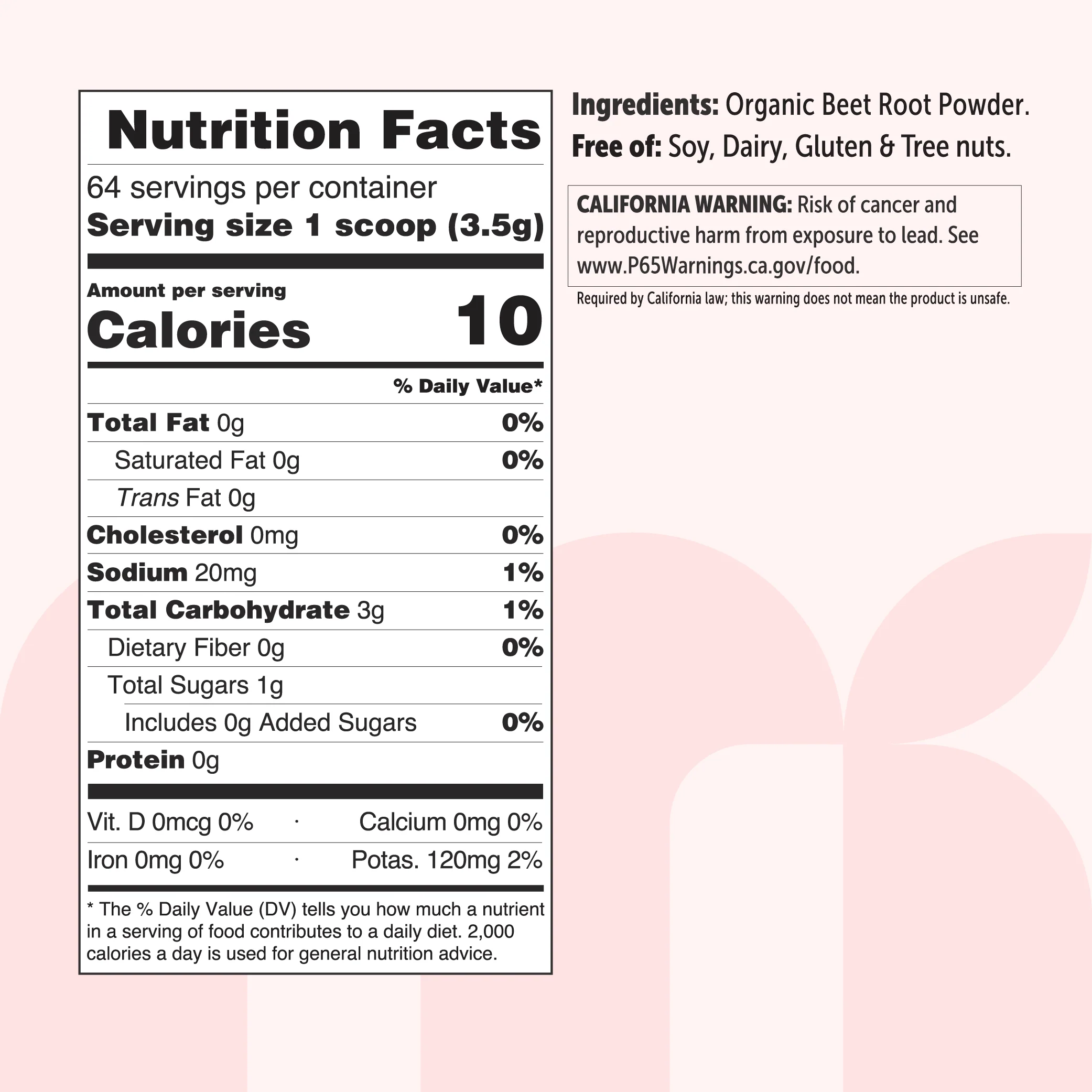 Micro Ingredients Organic Beet Root Powder, 8oz - Image 2