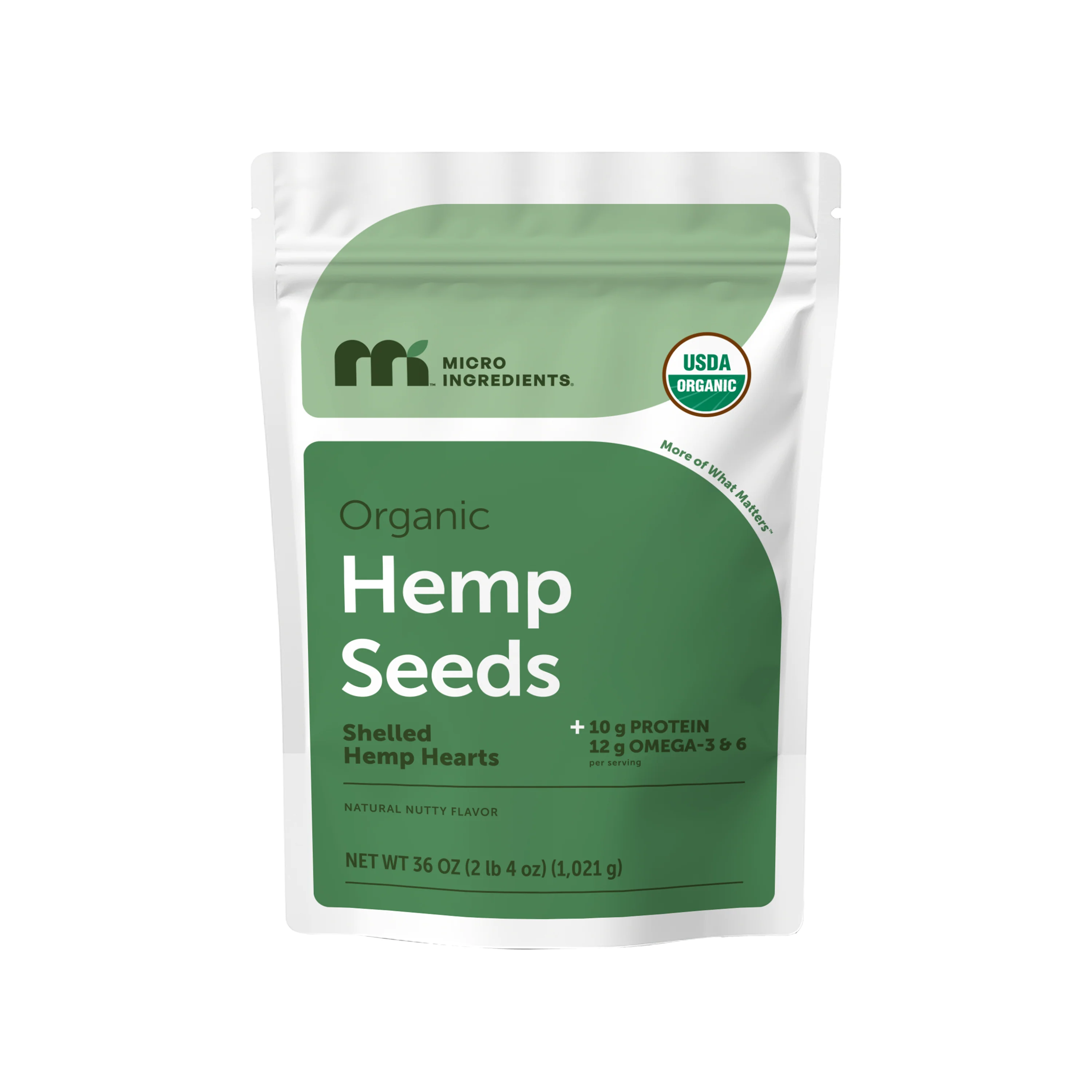 Micro Ingredients Organic Hemp Seeds, 36oz