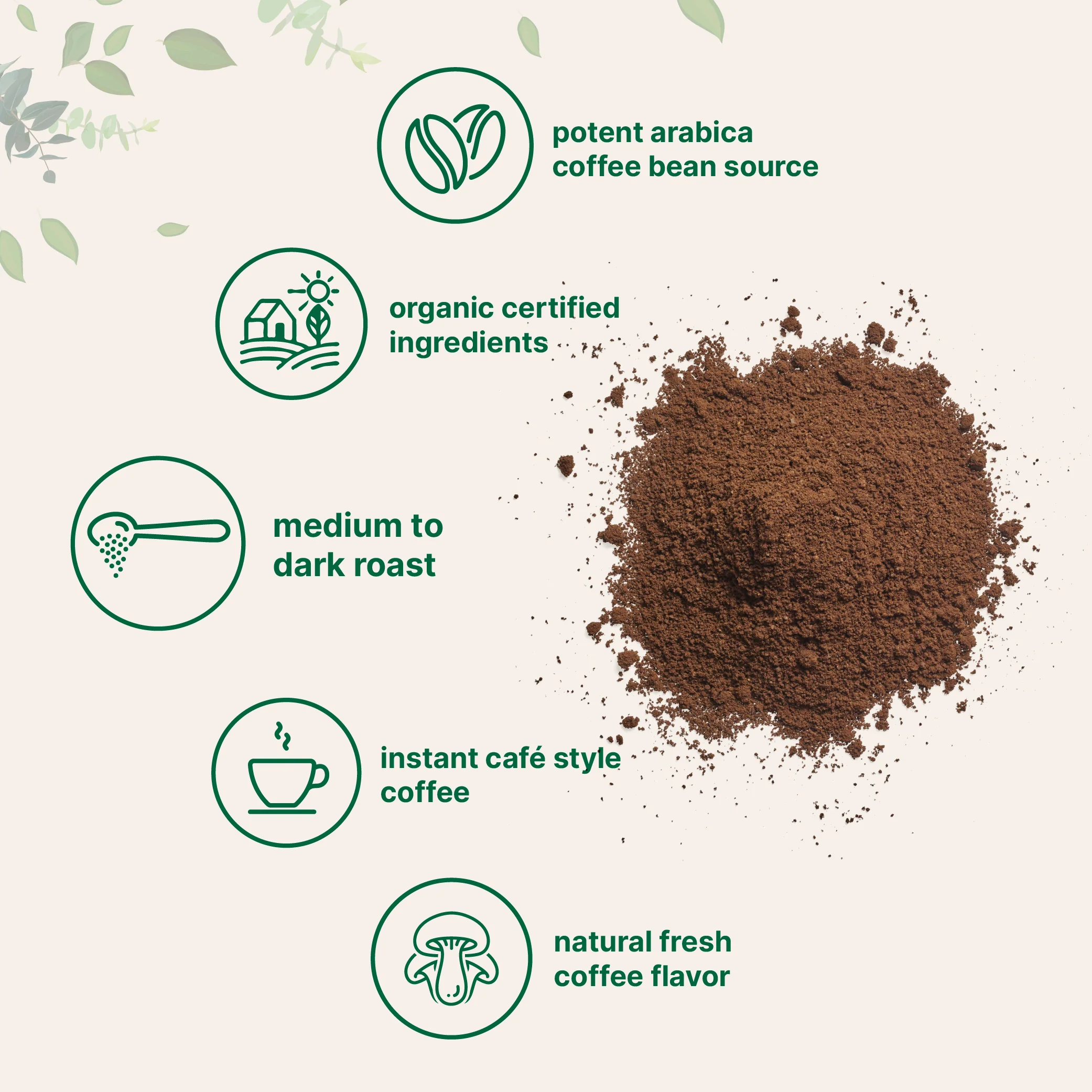 Micro Ingredients Organic Instant Coffee, 1lb Powder | Premium Arabica Coffee Beans Source - Image 3