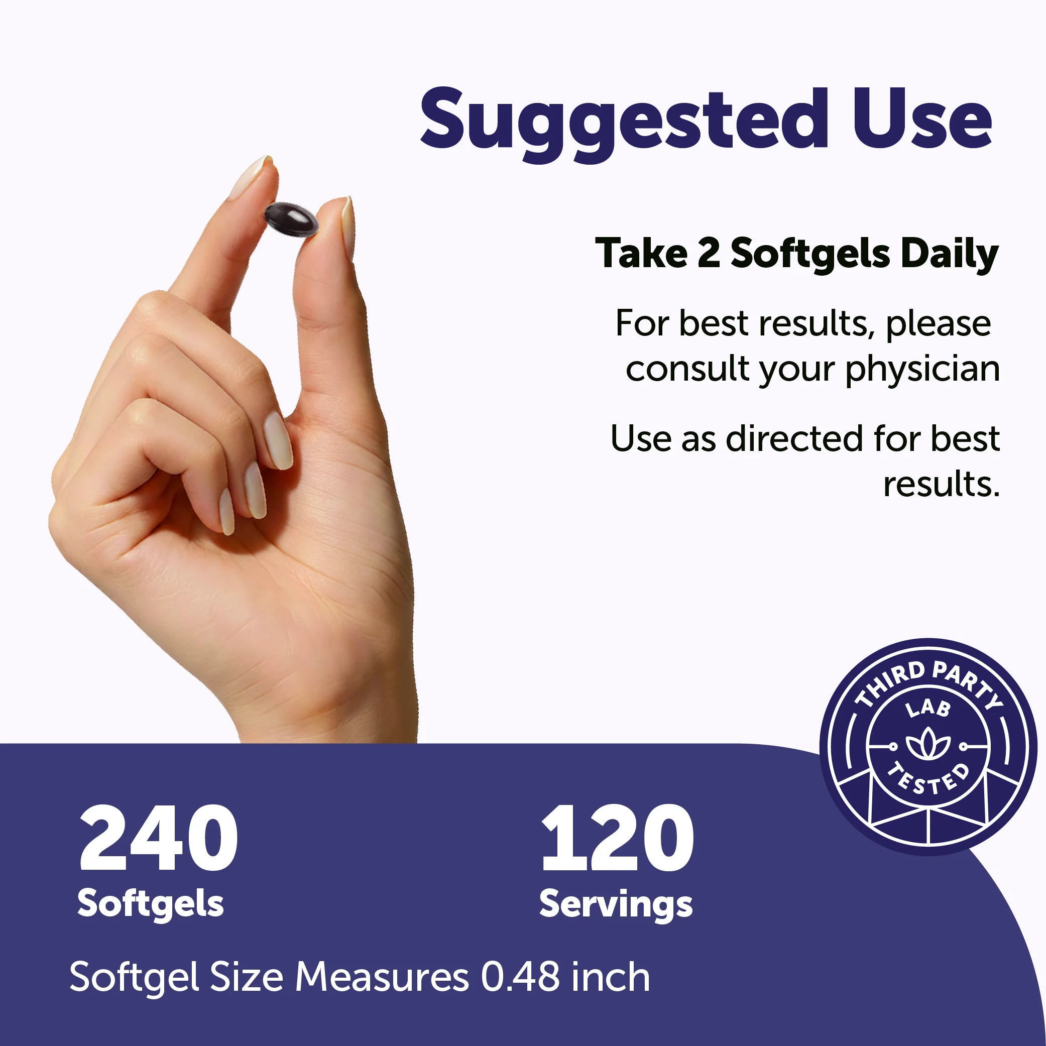 Micro Ingredients P5P 100mg with MCT Oil, 240 Softgels - Image 4