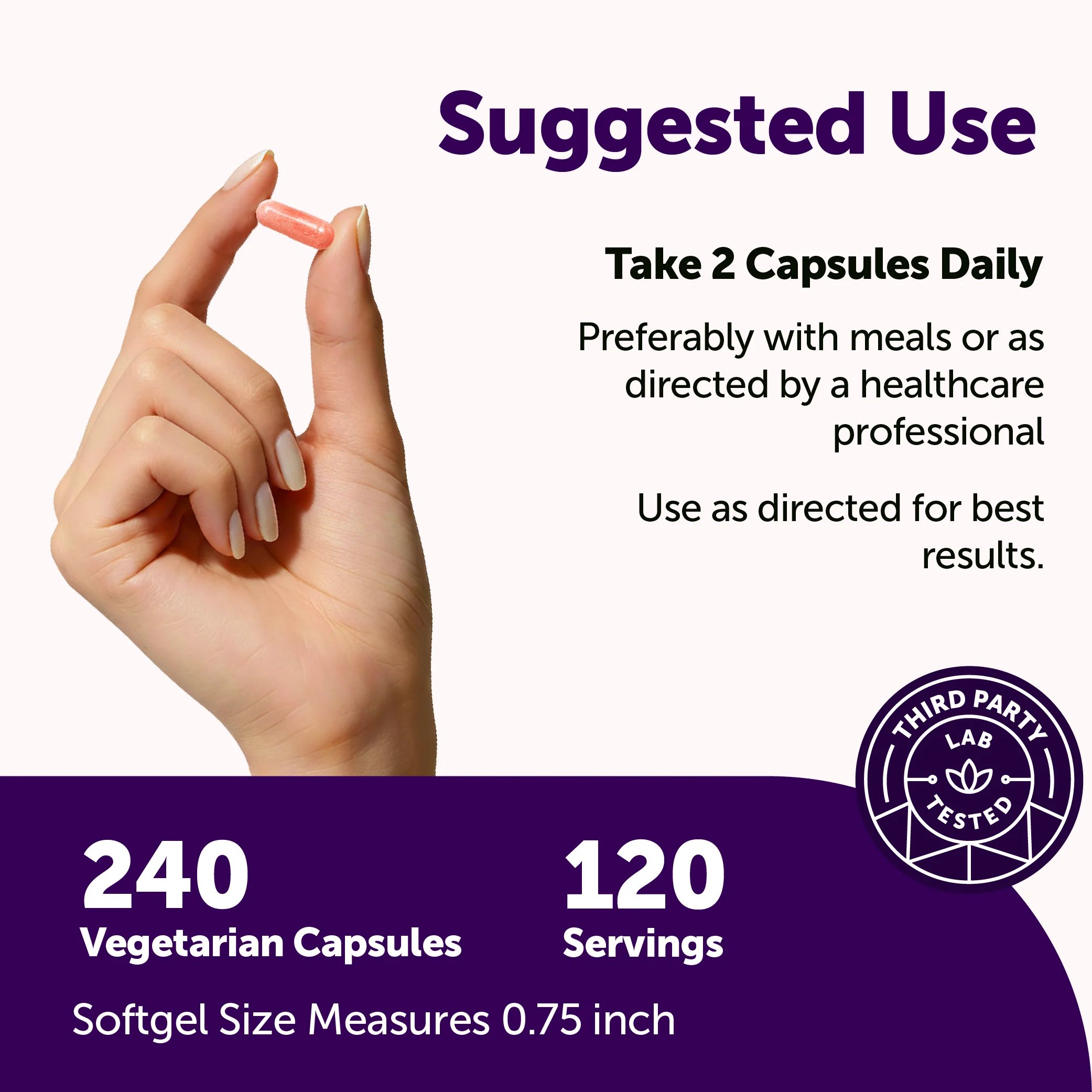 Micro Ingredients PQQ 40mg 3-in-1 Complex, 240 Vegetarian Capsules - Image 4
