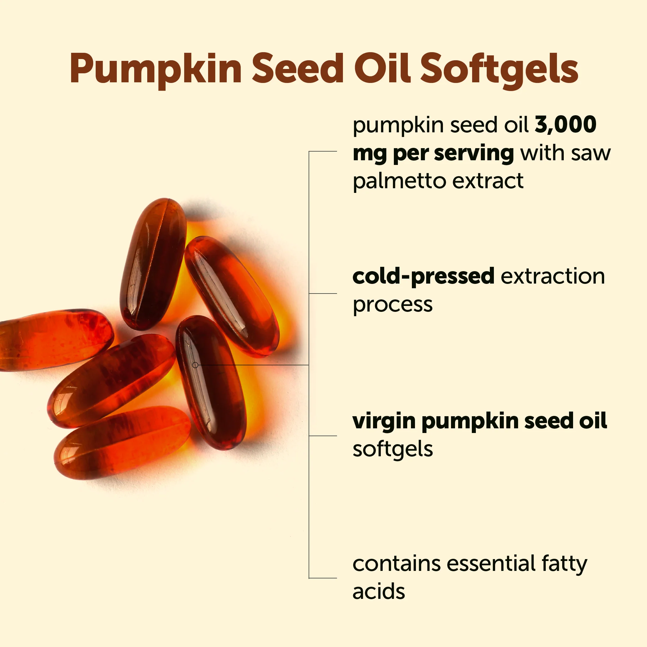 Micro Ingredients Pumpkin Seed Oil with Saw Palmetto, 600 Softgels (2 Pack) - Image 4