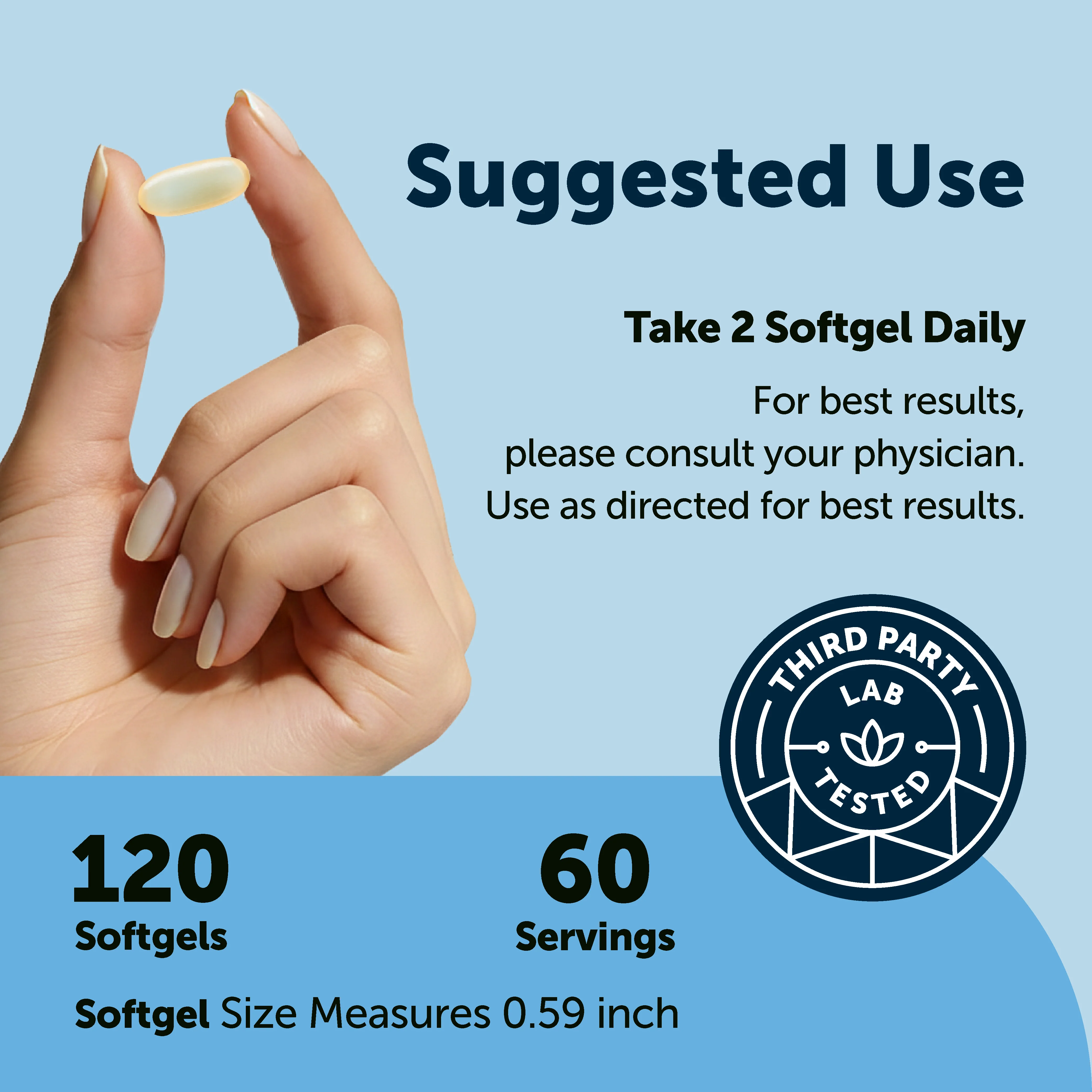 Micro Ingredients Supreme Omega-3 Fish Oil w/ Ultra High EPA & DHA, Burpless Softgels - Image 7