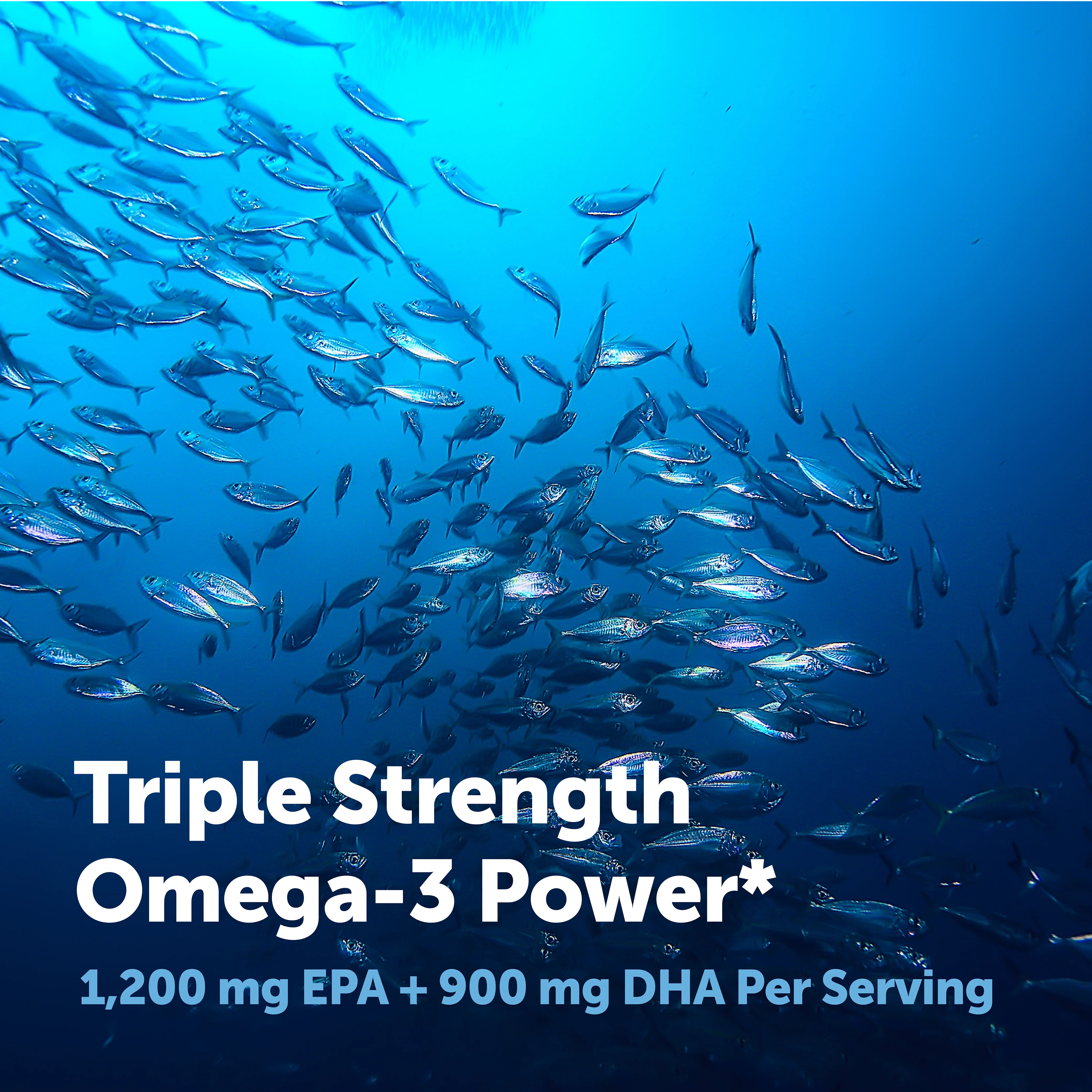 Micro Ingredients Triple Strength Omega 3 Fish Oil Supplements 4200mg Per Serving - Image 8