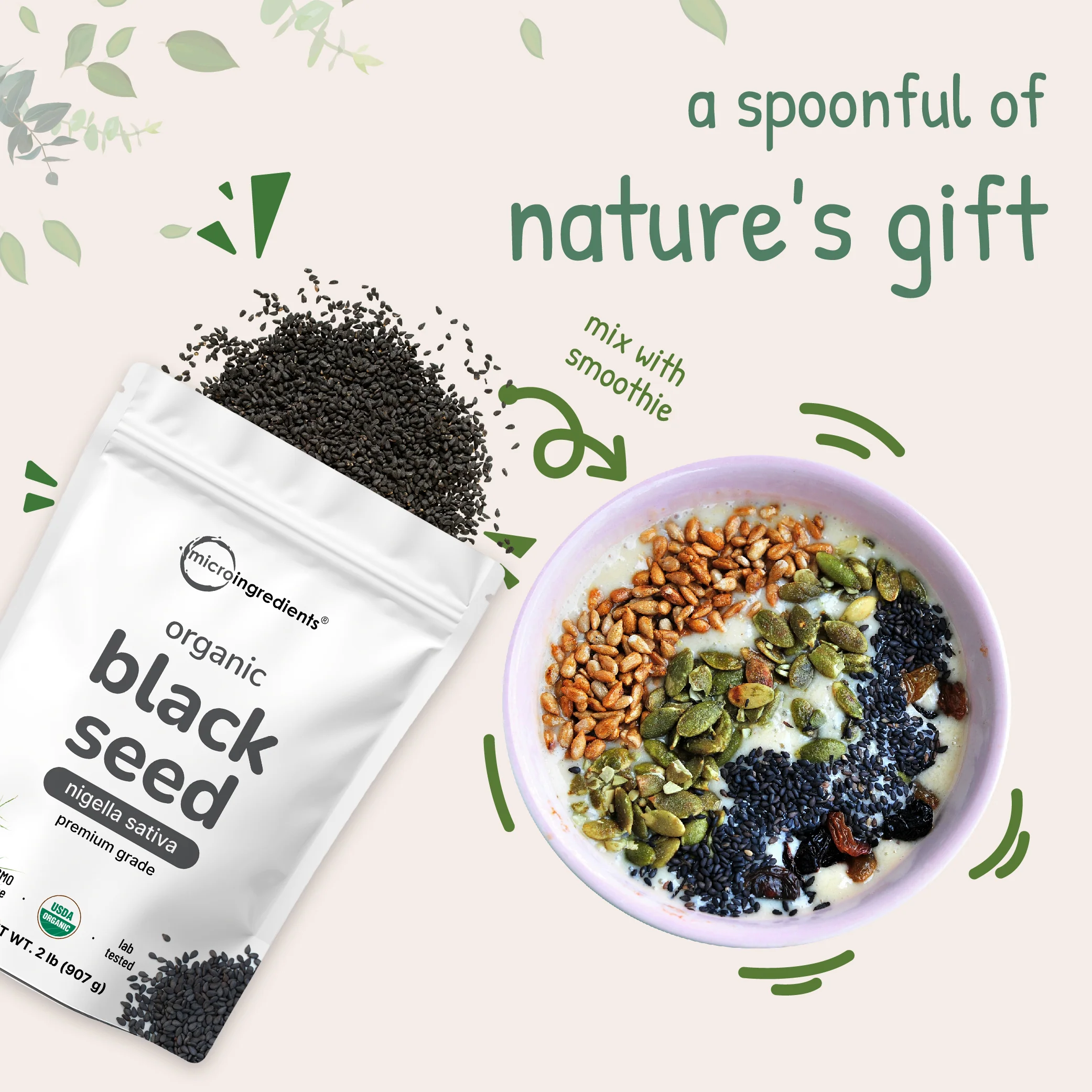 Micro Ingredients Organic Black Cumin Seed (Nigella Sativa) - Image 5