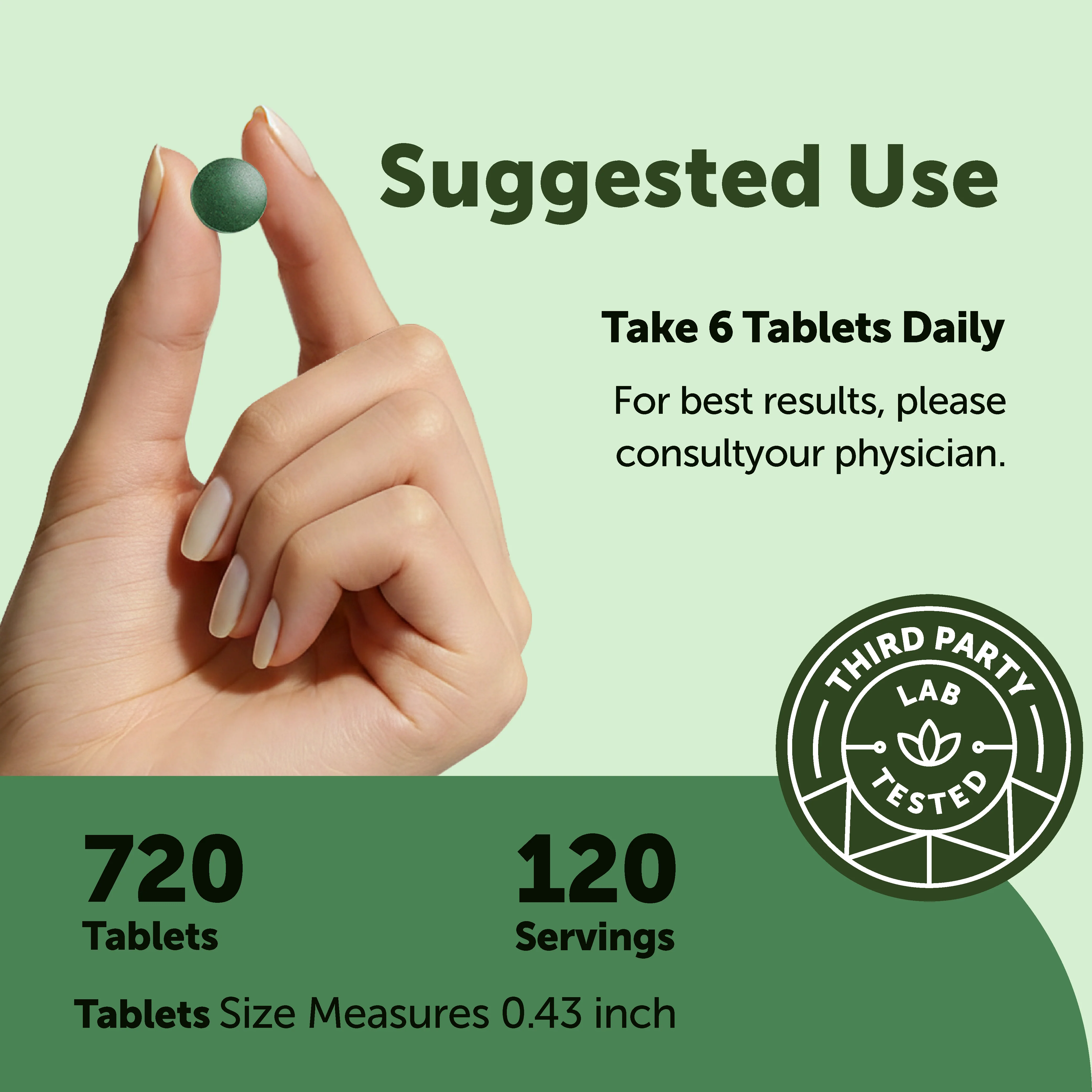 Micro Ingredients Organic Spirulina and Chlorella Tablets - Image 5