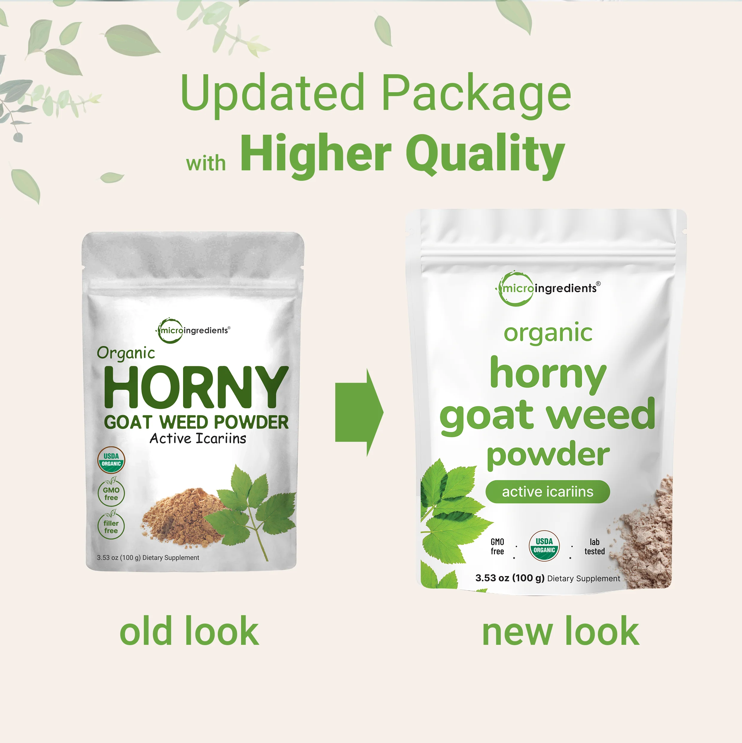 Micro Ingredients Organic Horny Goat Weed Powder - Image 3