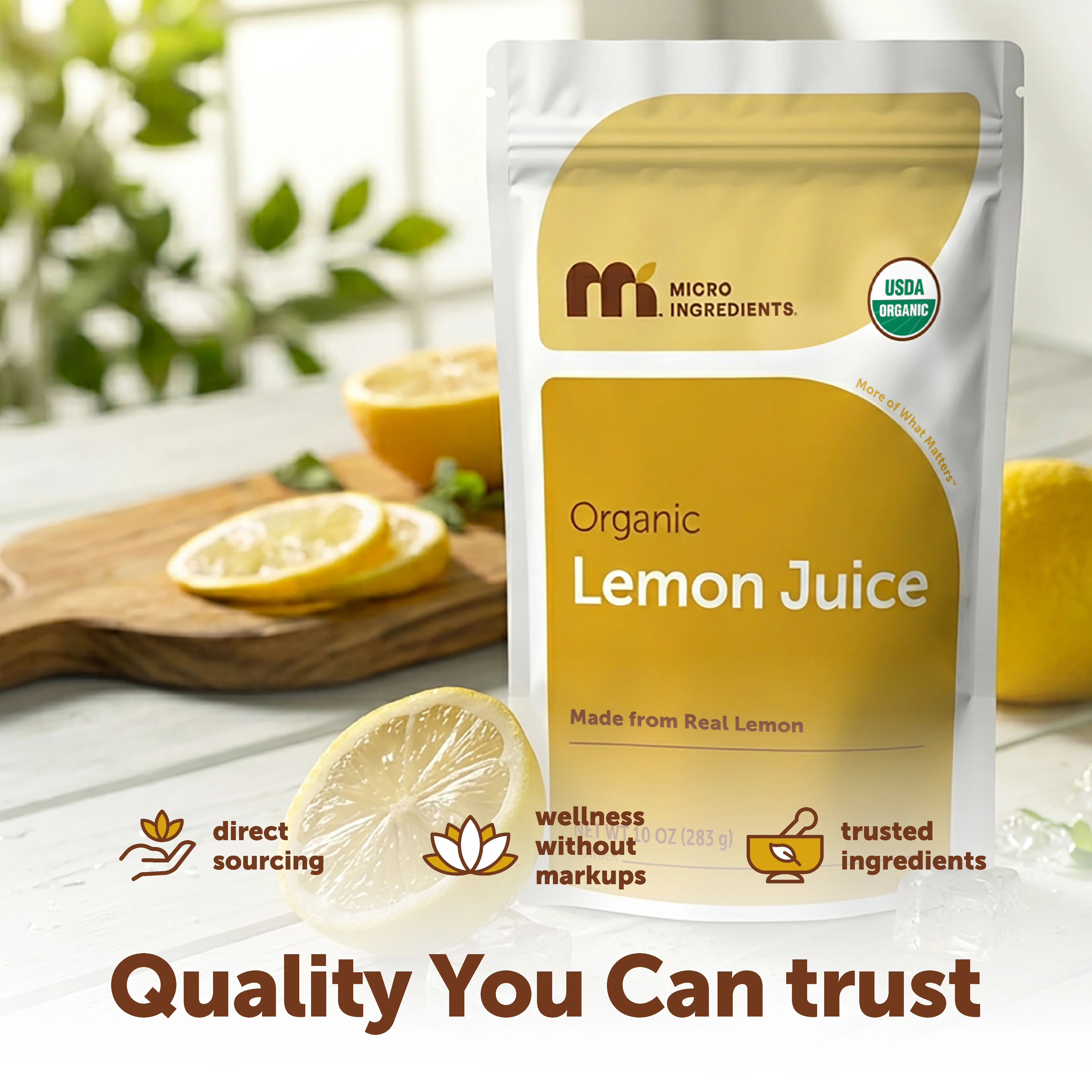 Micro Ingredients Organic Lemon Juice Powder - Image 8