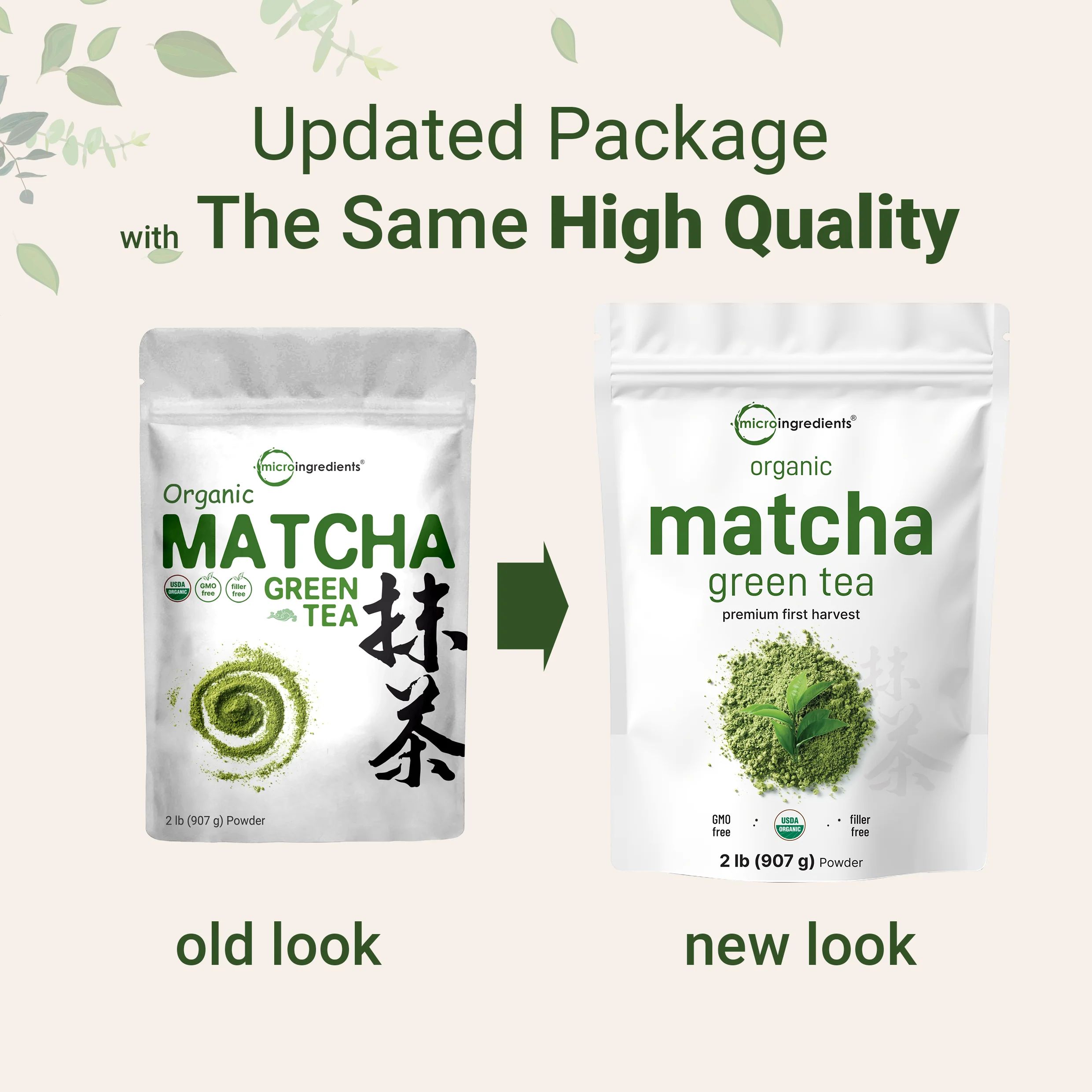 Micro Ingredients Organic Matcha Green Tea Powder, 2 Pound (32 Ounce) - Image 3