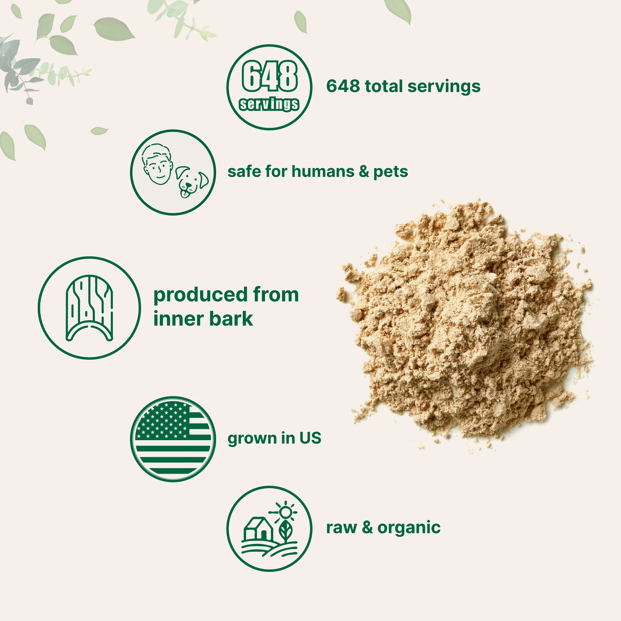 Micro Ingredients Organic Slippery Elm Bark Powder 1lb - Image 3
