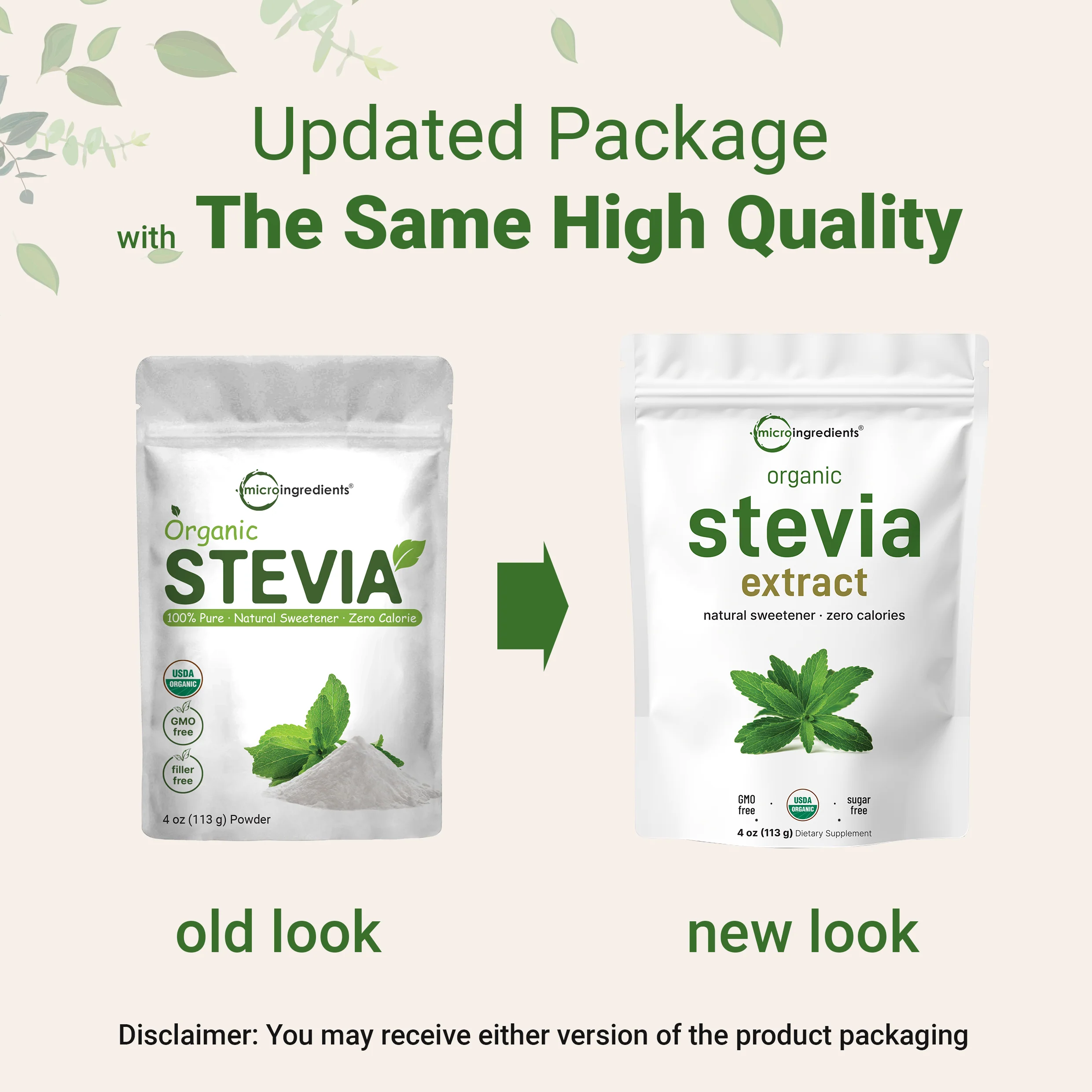 Micro Ingredients Pure Organic Stevia Powder, 4 Ounces - Image 3