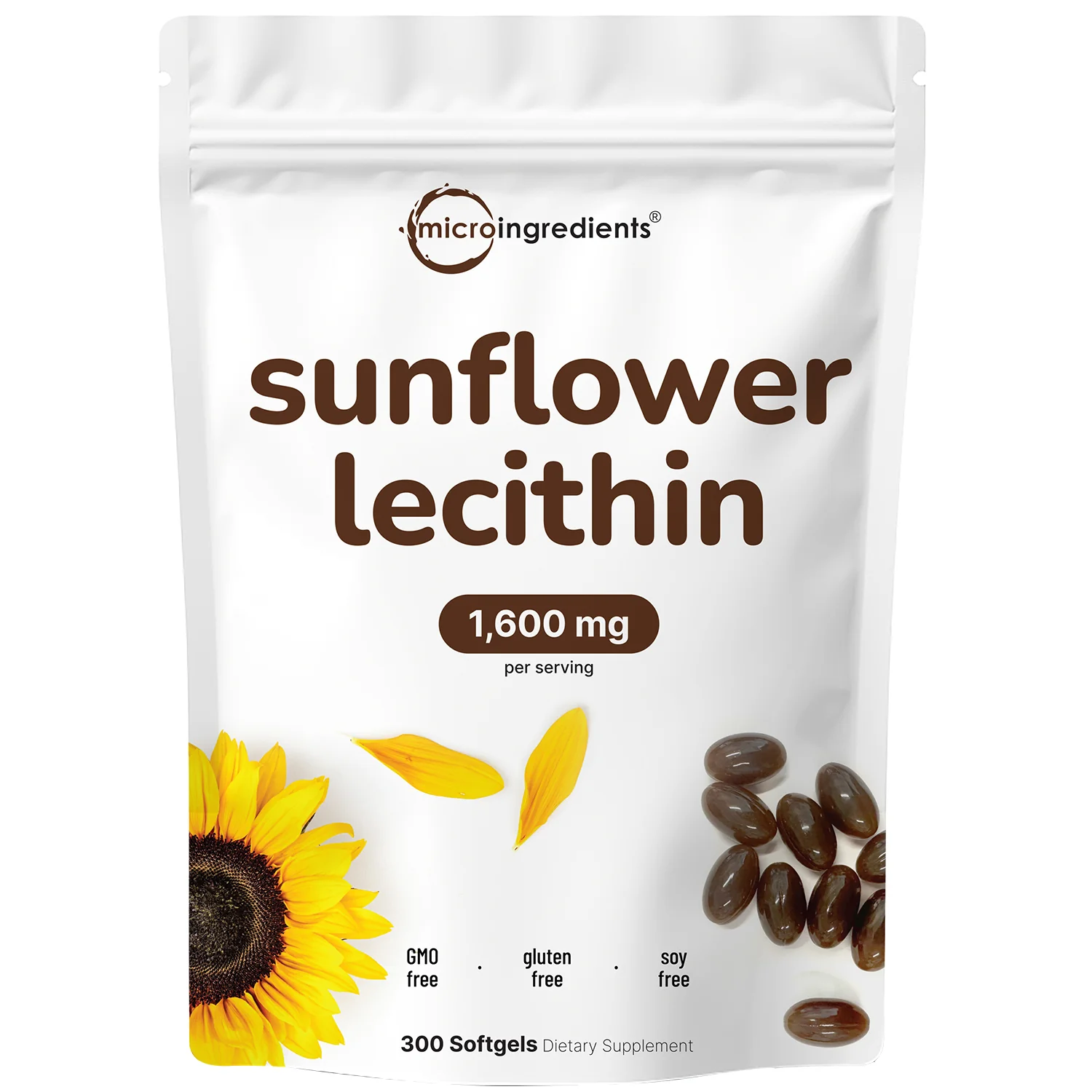 Micro Ingredients Organic Sunflower Lecithin Powder / Softgels - Image 6