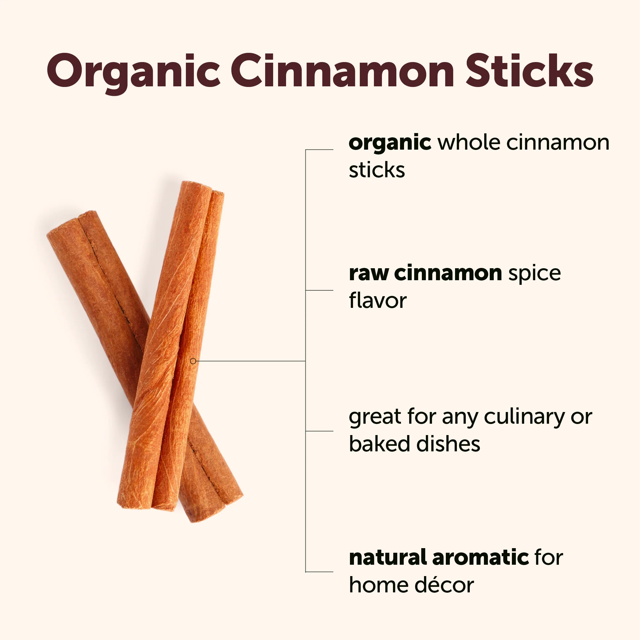Micro Ingredients Organic Whole Cinnamon Sticks, 2LB - Image 4