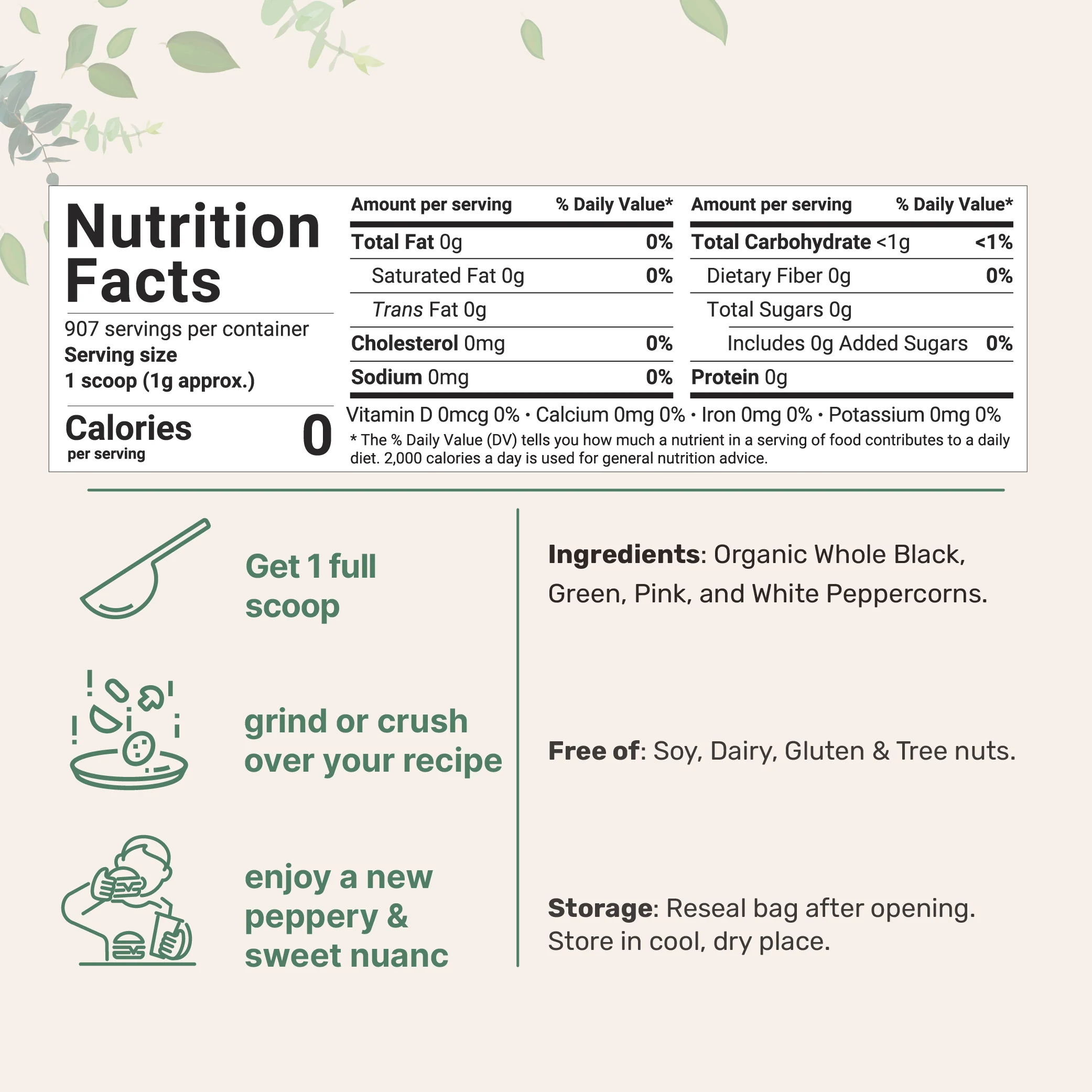 Micro Ingredients Organic Whole Rainbow Peppercorn Blend - Image 5