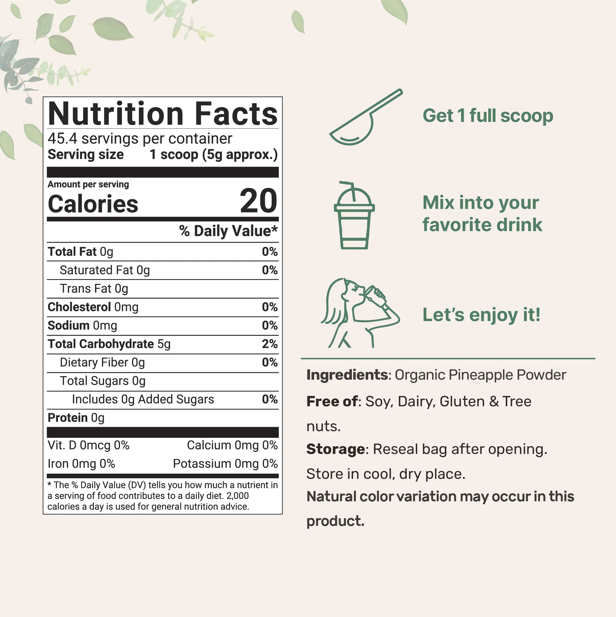 Micro Ingredients Pineapple Coconut Smoothie Bundle - Image 3