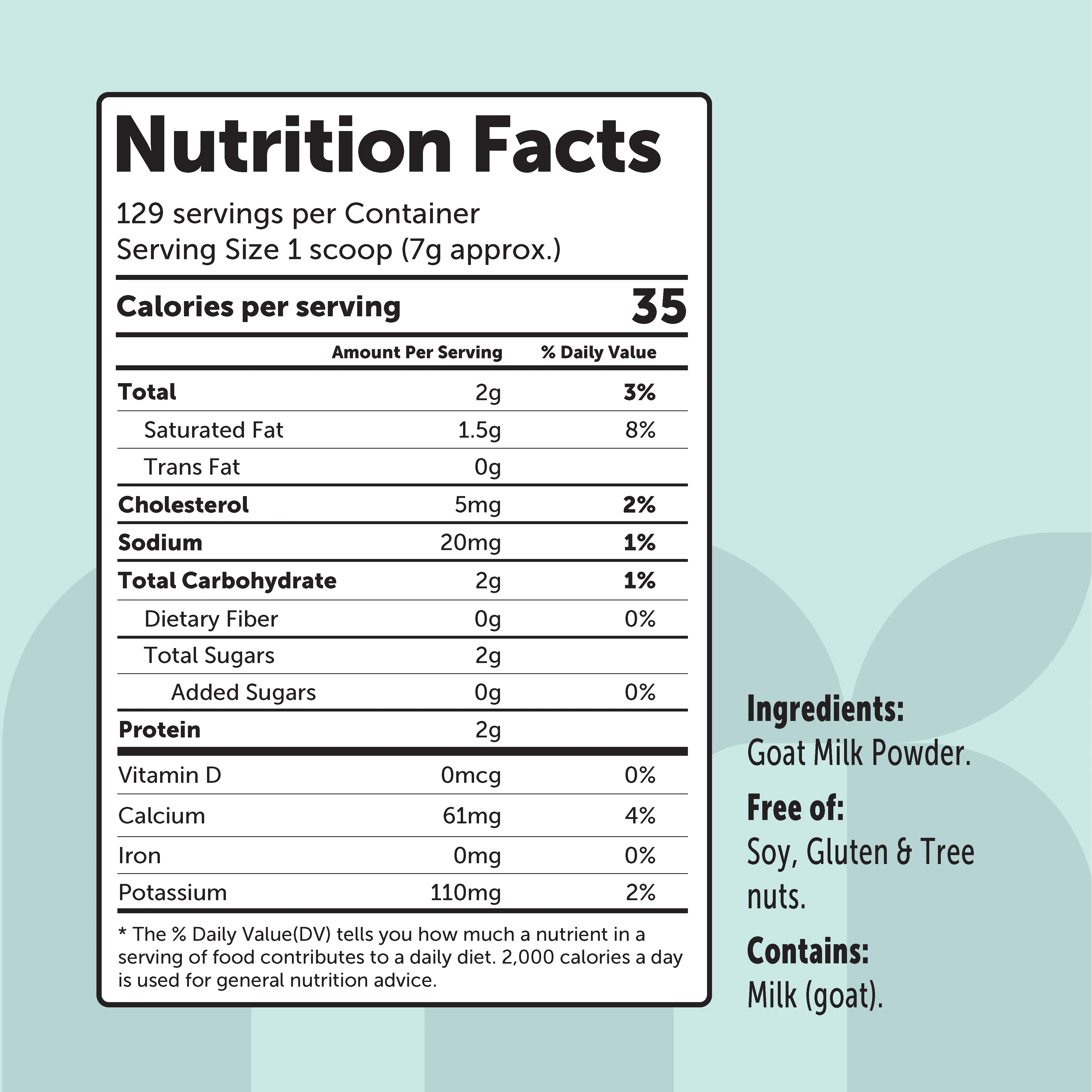 Micro Ingredients Goat Milk Powder, Rich in Protein, Calcium, & Probiotics - Image 3