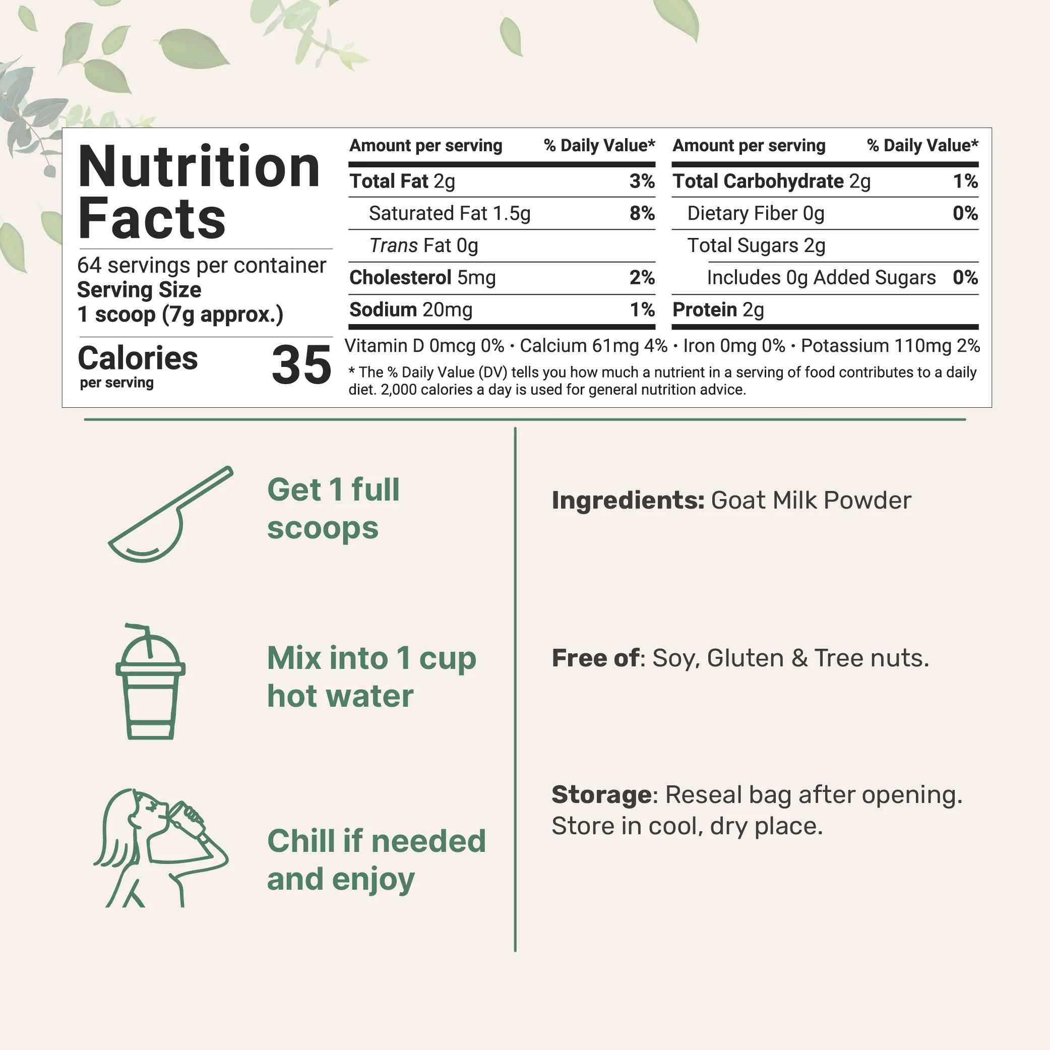Micro Ingredients Goat Milk Powder, Rich in Protein, Calcium, & Probiotics - Image 7