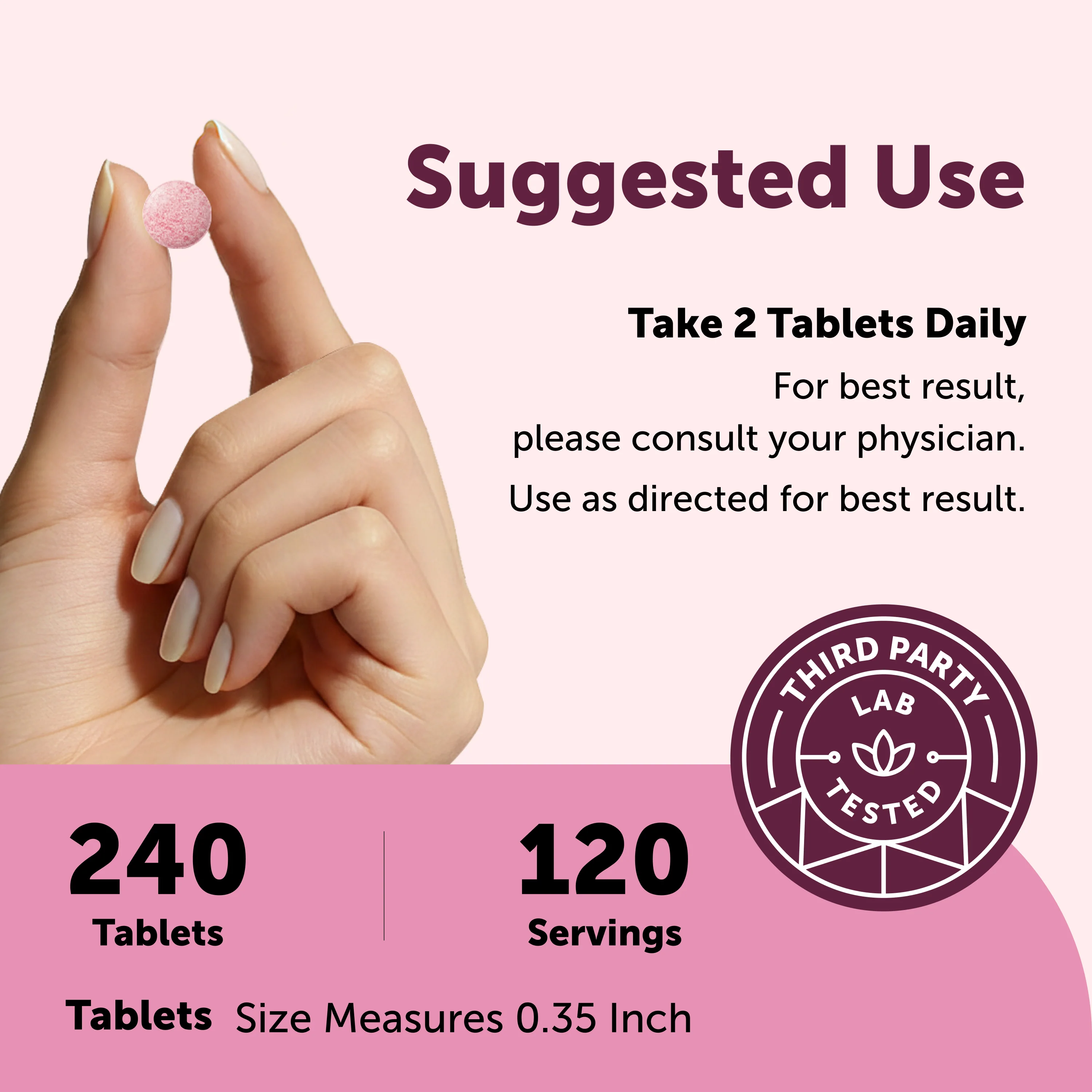 Micro Ingredients Vitamin B12 5000mcg | Methyl B12 Active Form – 240 Chewable Tablets - Image 5