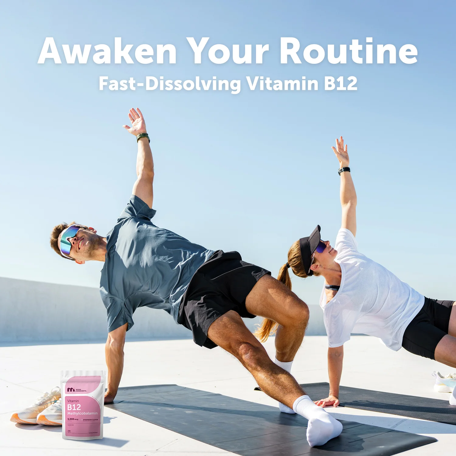 Micro Ingredients Vitamin B12 5000mcg | Methyl B12 Active Form – 240 Chewable Tablets - Image 6