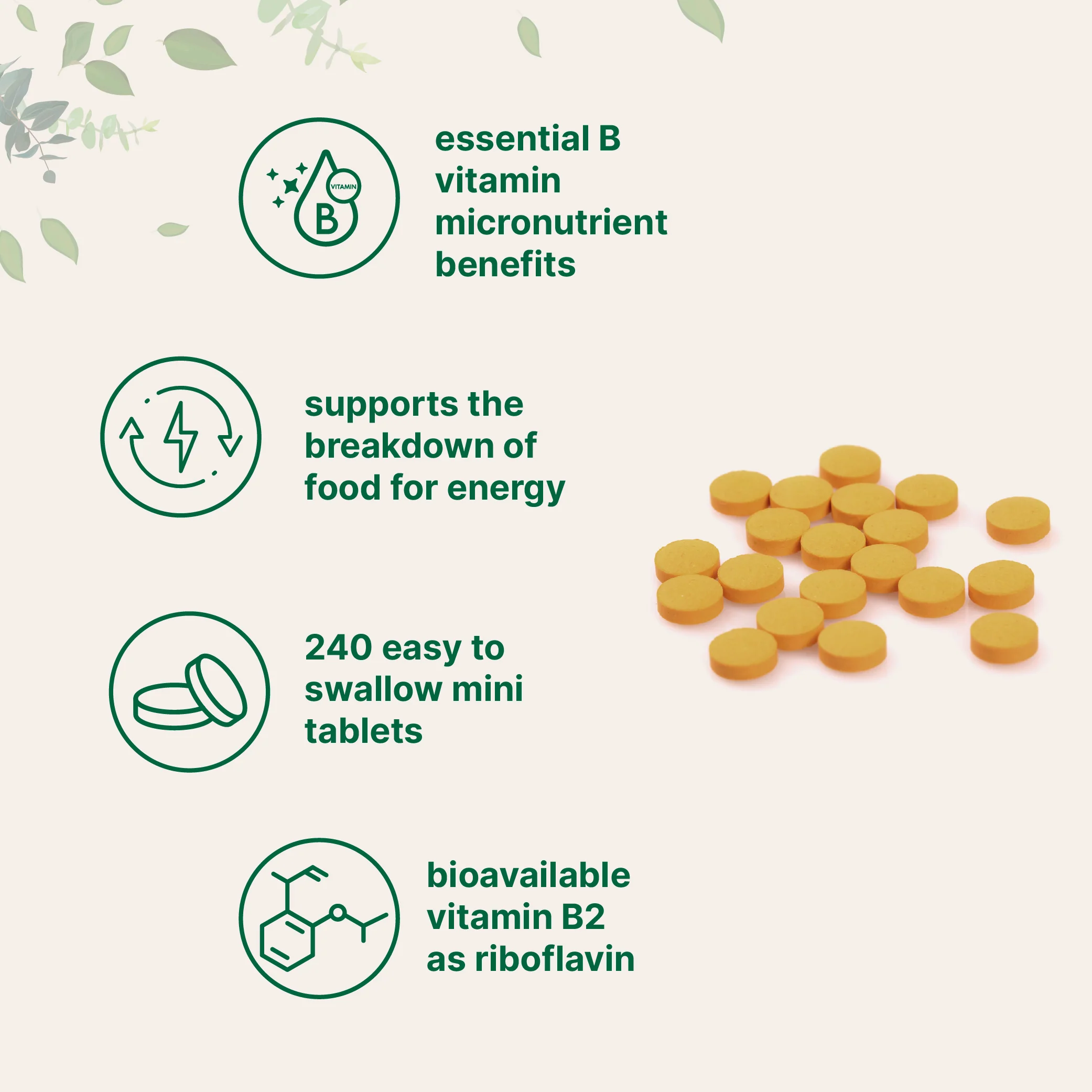 Micro Ingredients Vitamin B2 Riboflavine Tablets - Image 3