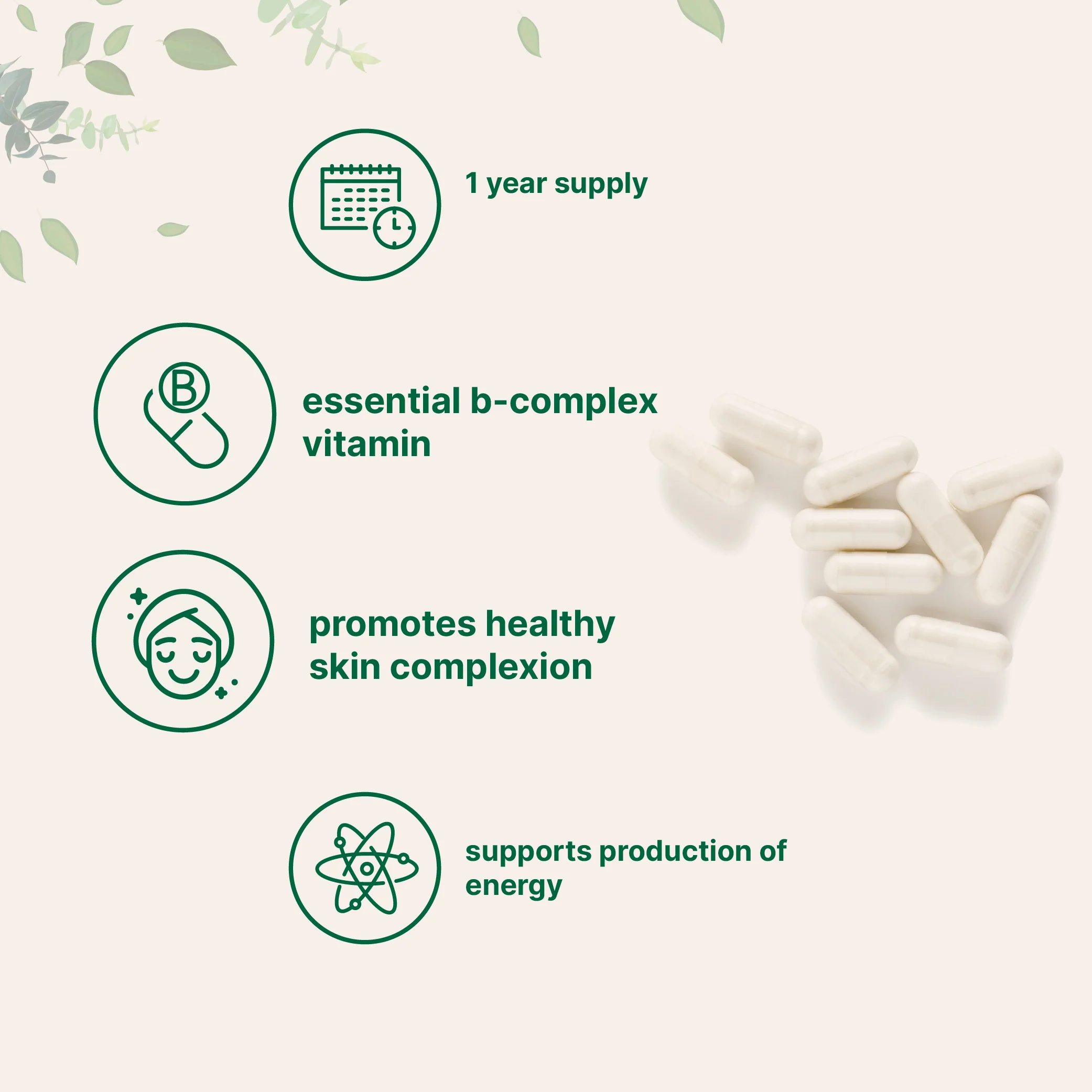 Micro Ingredients Pantothenic Acid Vitamin B5 Capsules - Image 3