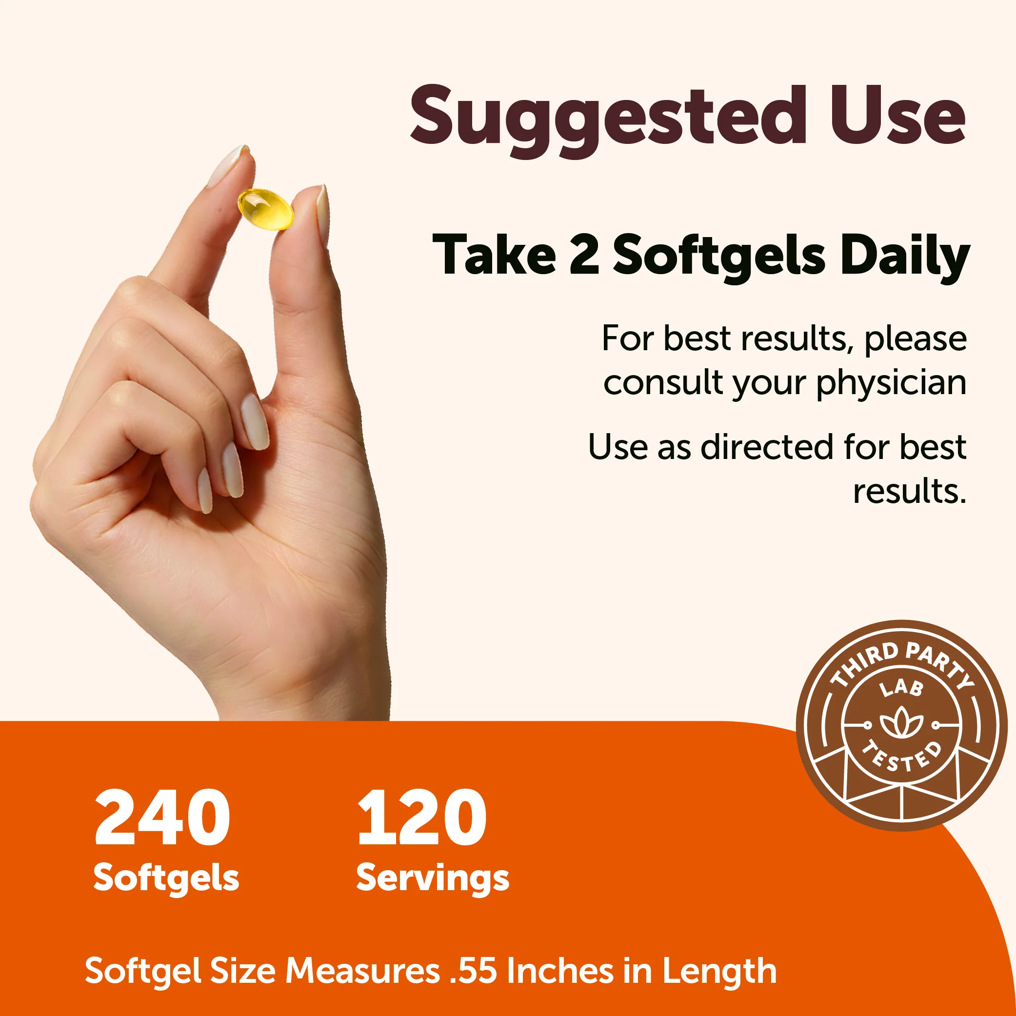 Micro Ingredients Vitamin E 1000 IU, 240 Softgels - Image 5