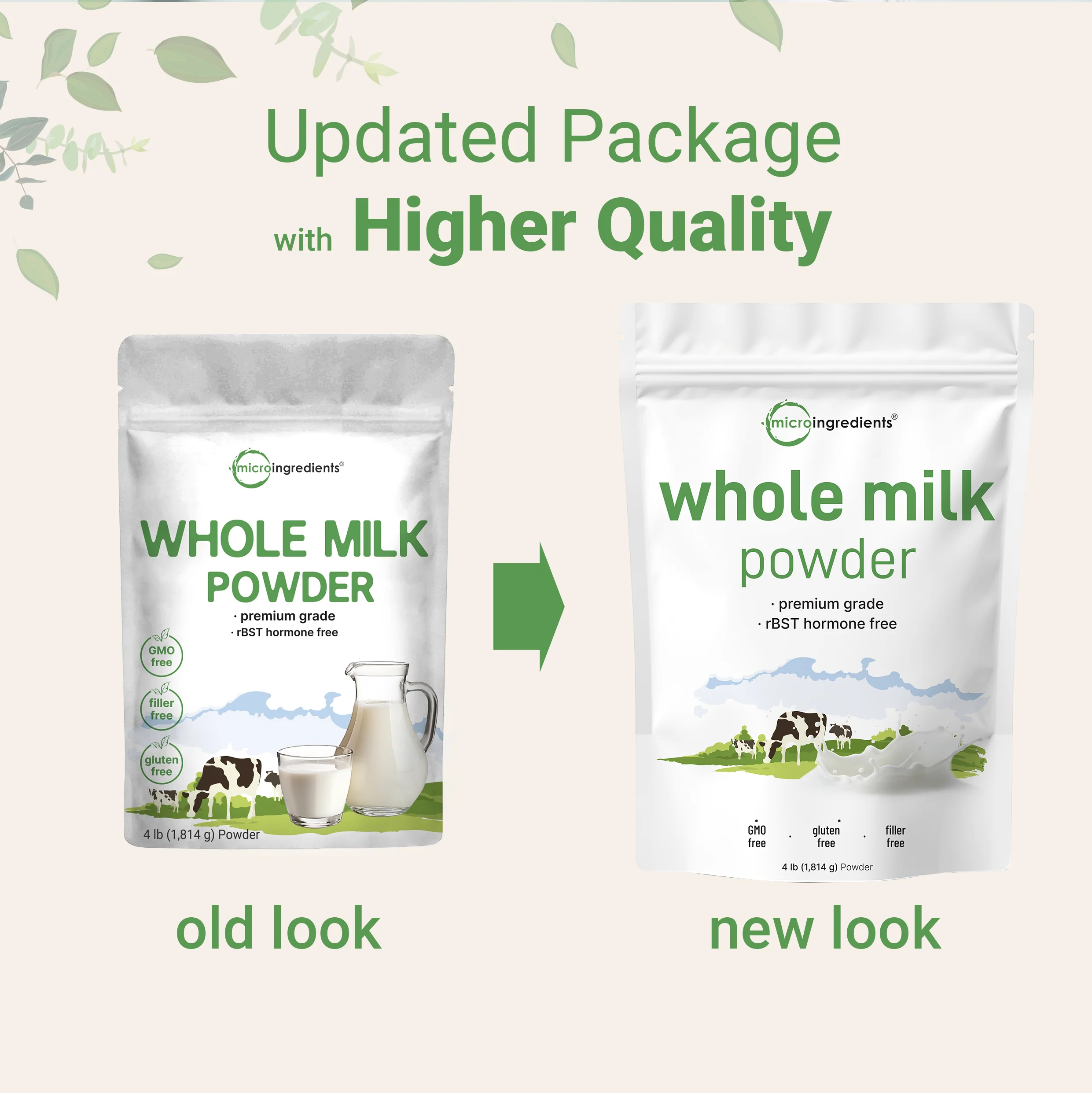 Micro Ingredients Whole Milk Powder, 4lbs, Made in USA - Image 3