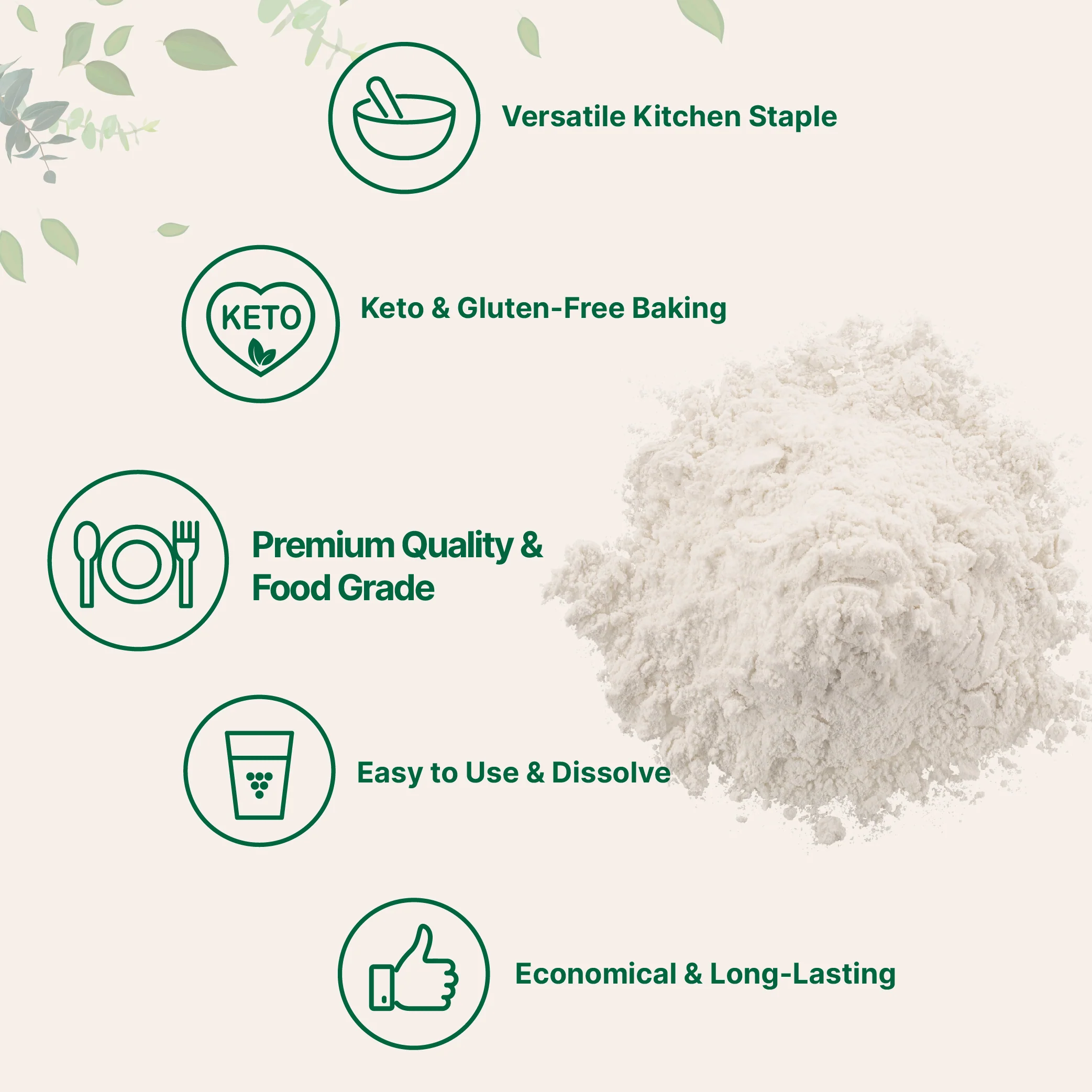 Micro Ingredients Xanthan Gum Powder, 2lb - Image 4