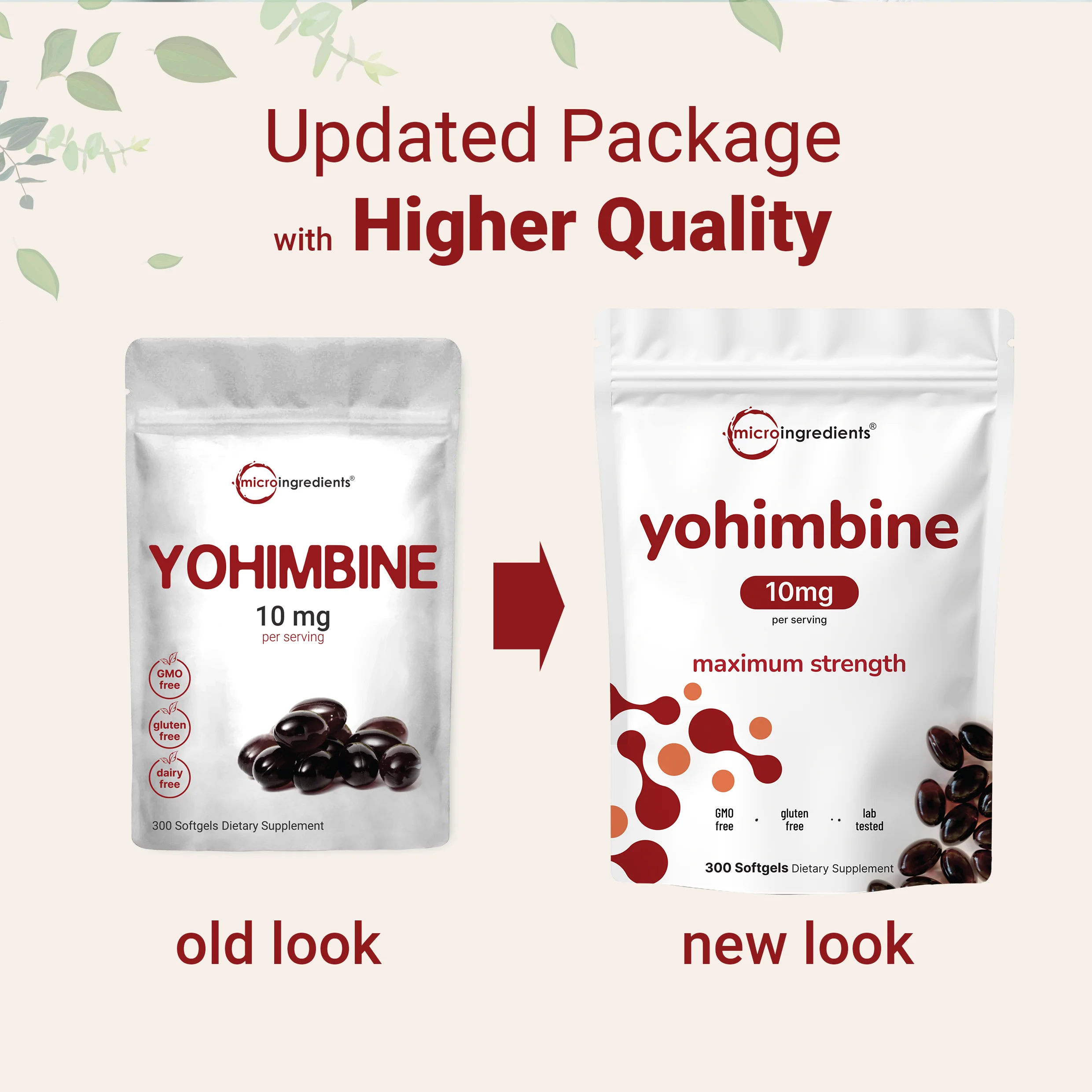 Micro Ingredients Yohimbine Softgels, 300 counts - Image 3